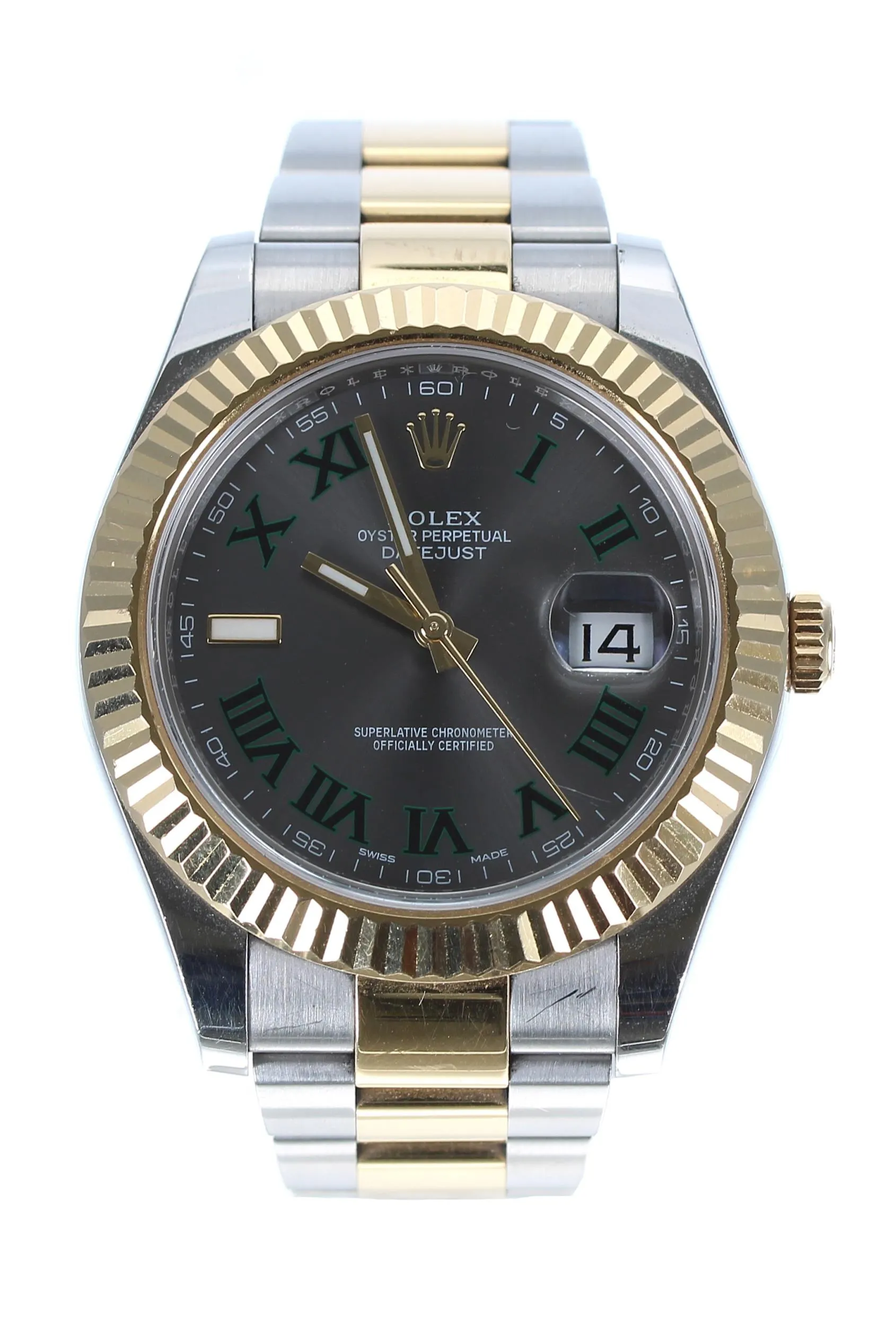 Rolex Datejust II 116333 41mm Yellow gold and Stainless steel Gray