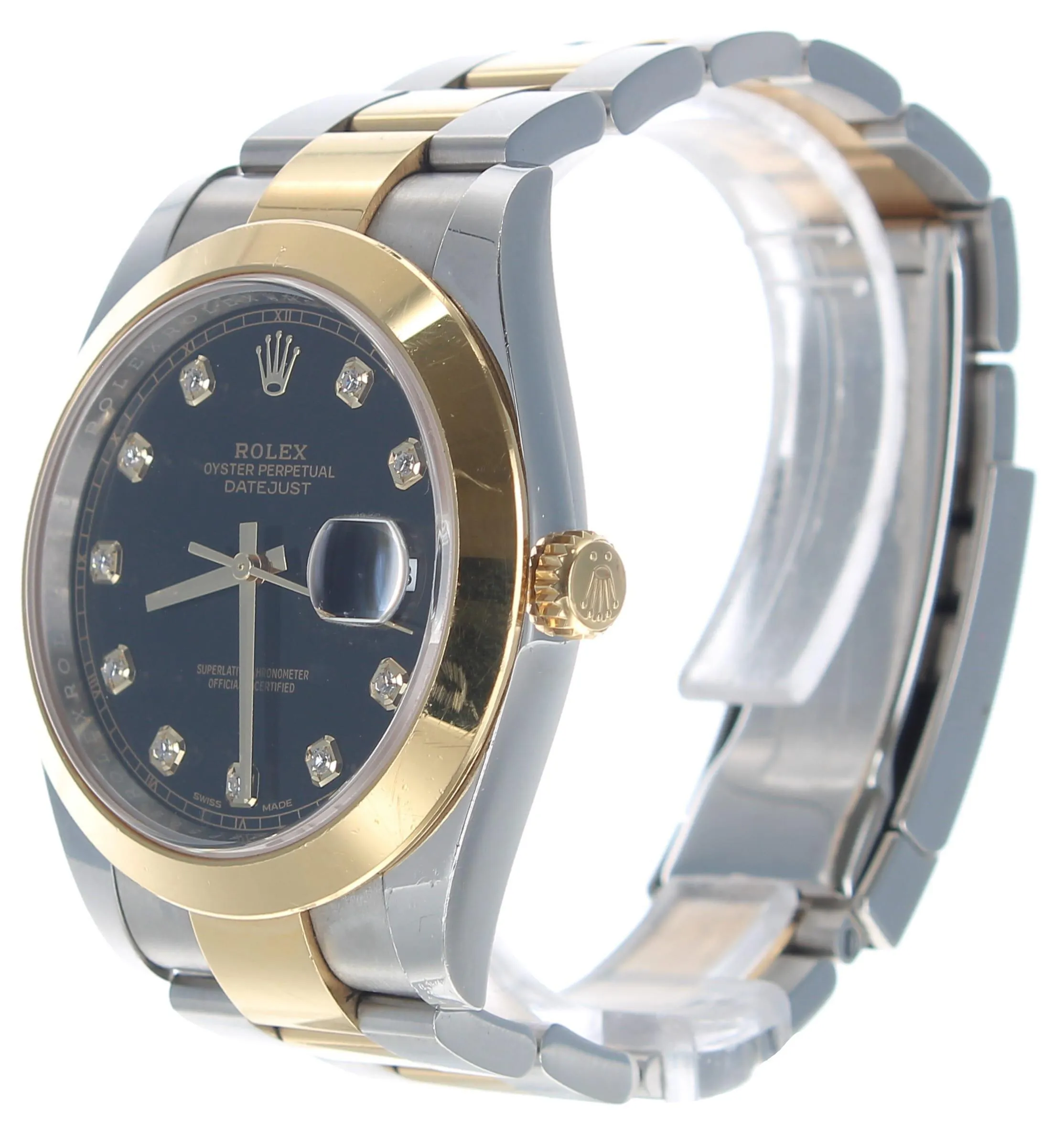 Rolex Datejust 41 126303 41mm Yellow gold and Stainless steel Black 1