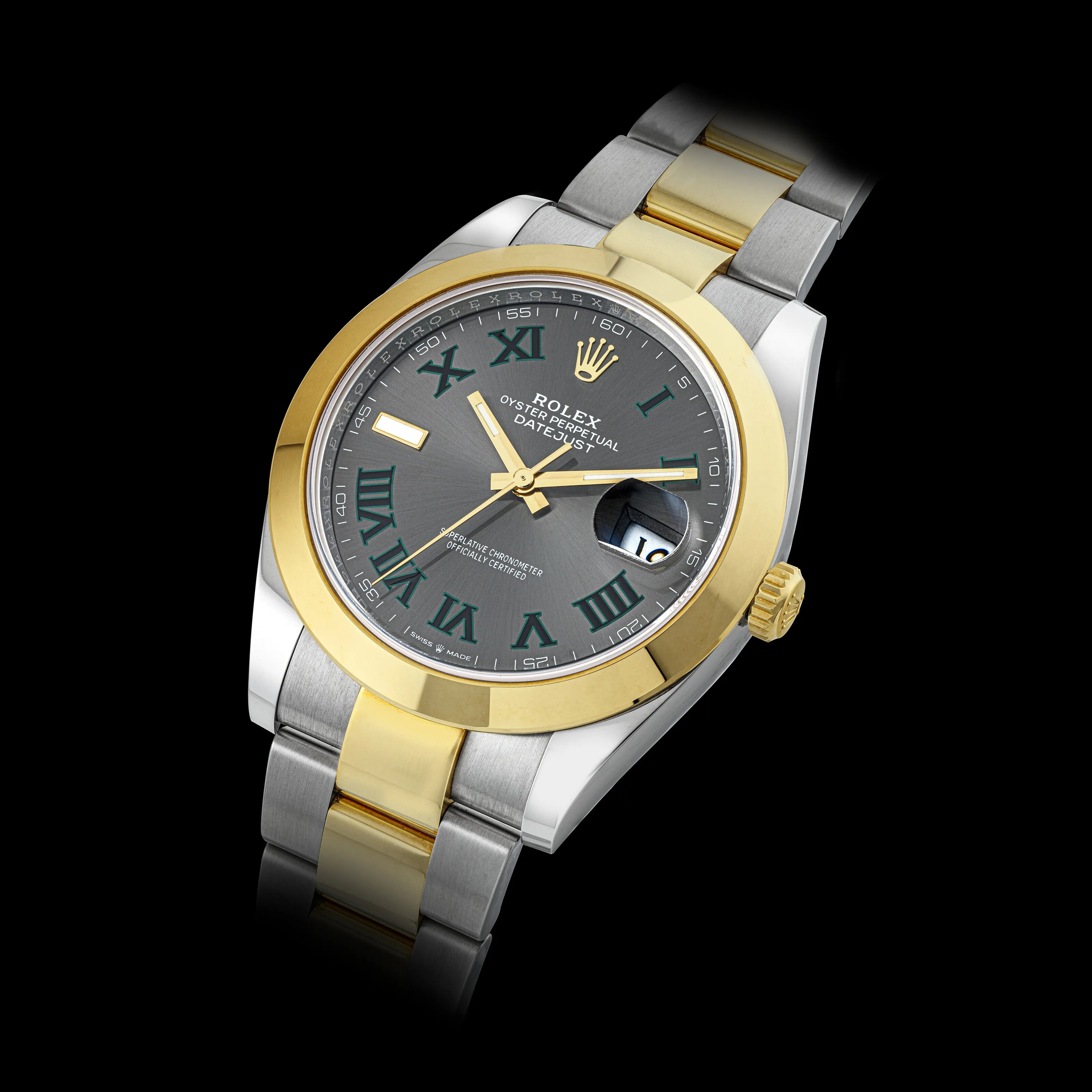 Rolex Datejust 41 126303 41mm Yellow gold and Stainless steel Gray