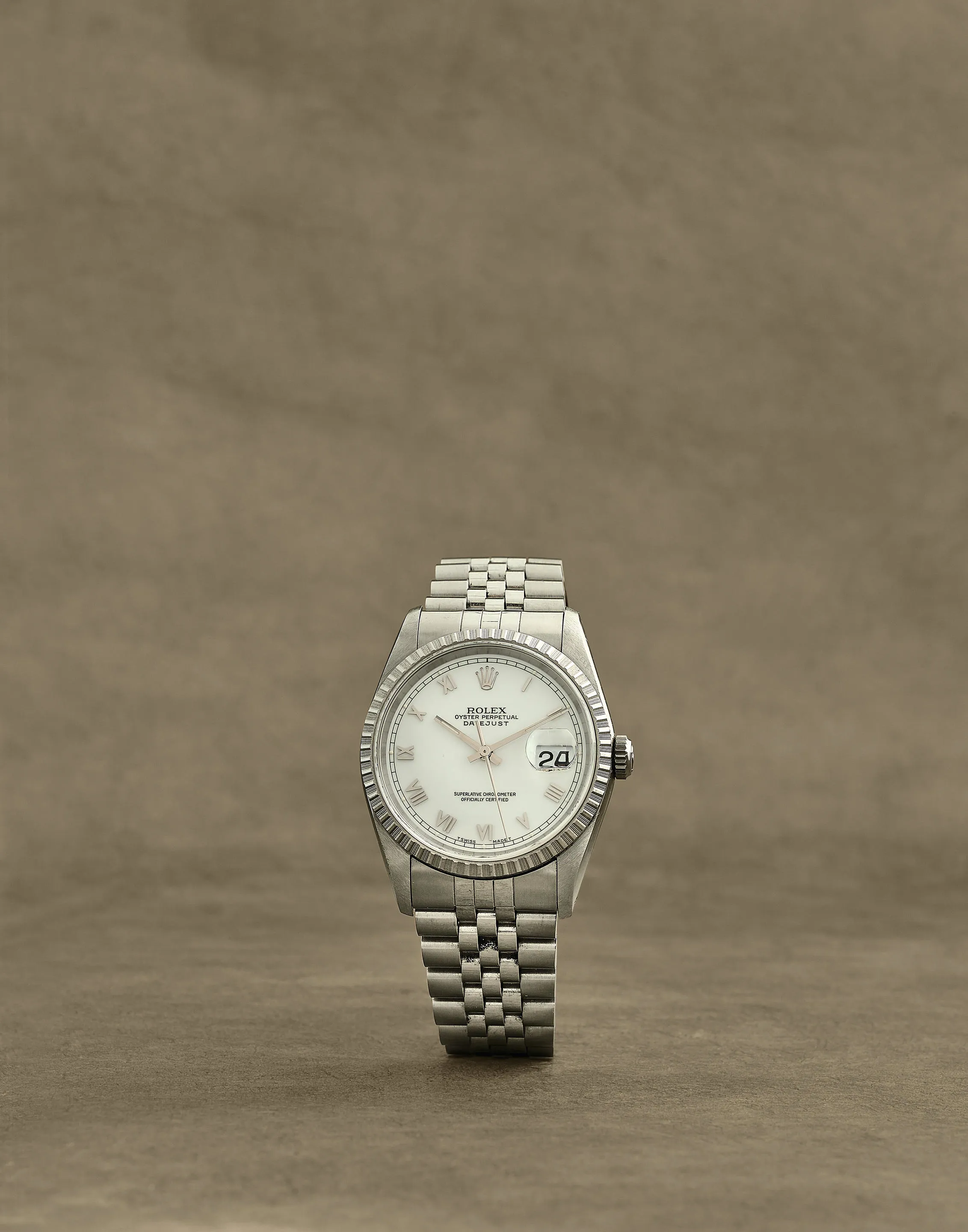 Rolex Datejust 36 16220 36mm Stainless steel White