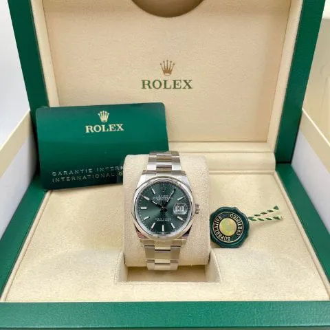 Rolex Datejust 36 126200 36mm Stainless steel Green