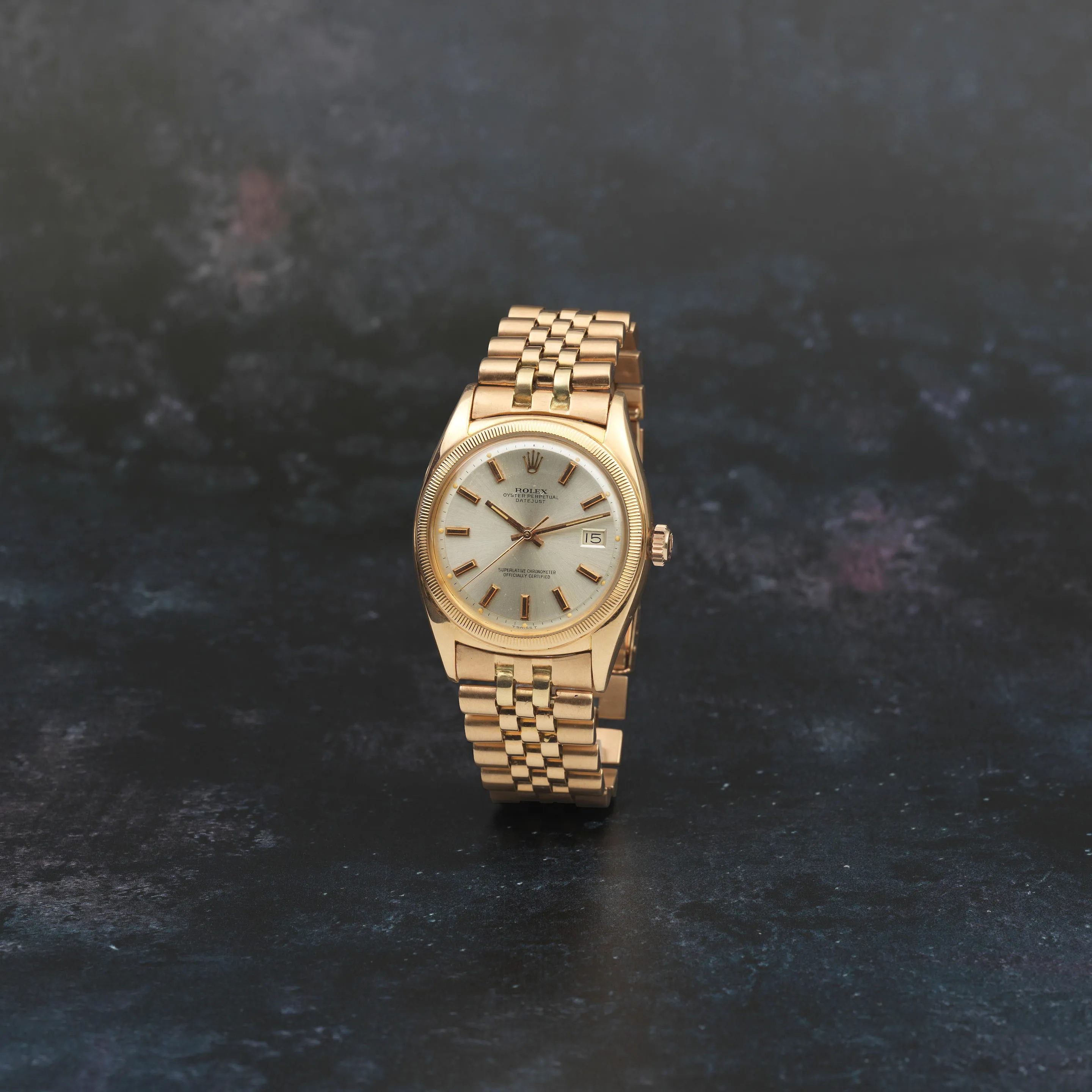 Rolex Datejust 36 6105 36mm Rose gold Silver