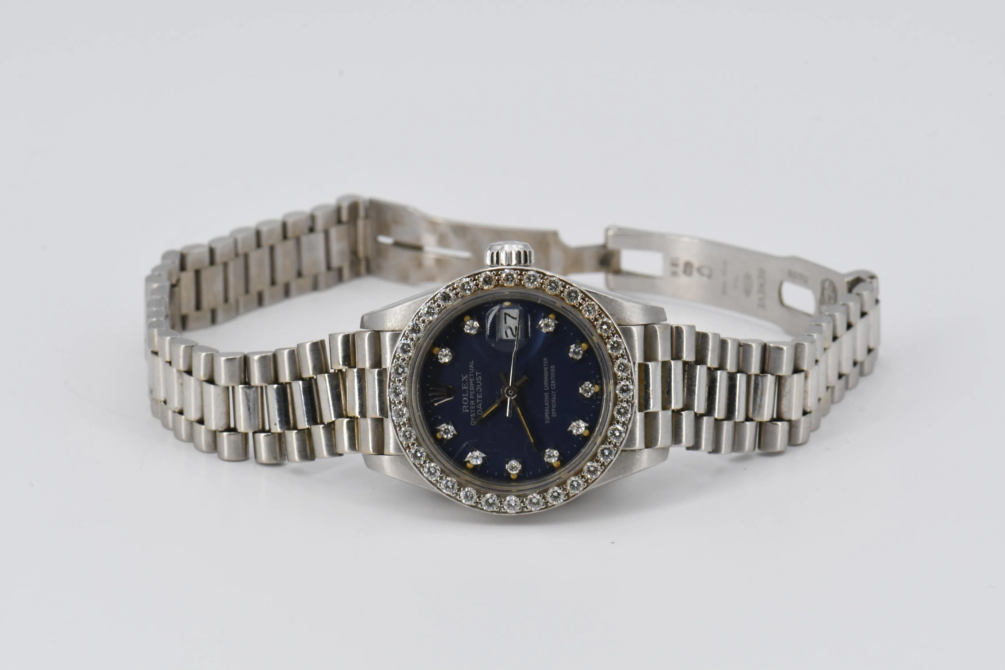 Rolex Lady-Datejust 6913 26mm White gold Blue 1