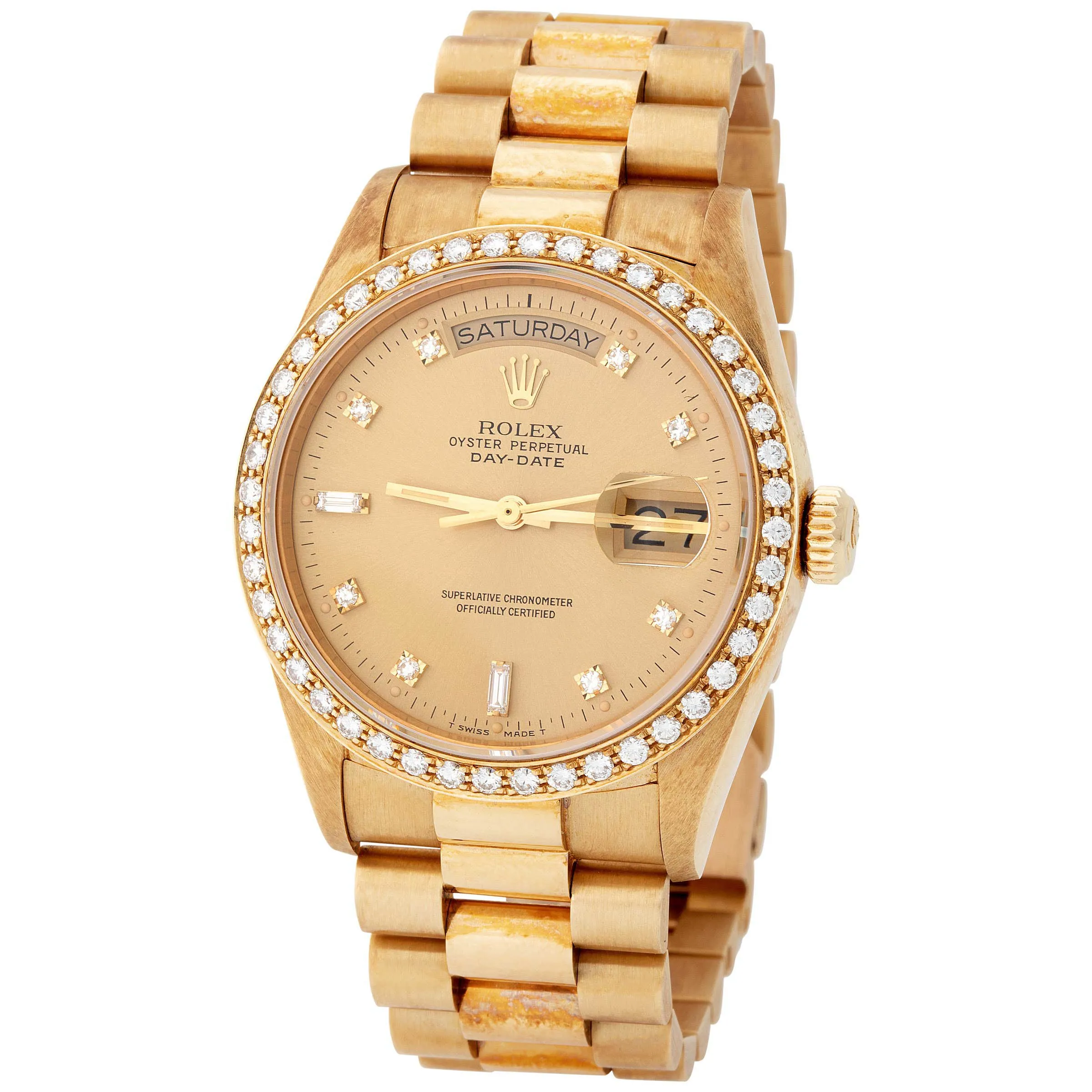 Rolex Day-Date 36 18048 36mm Yellow gold Champagne