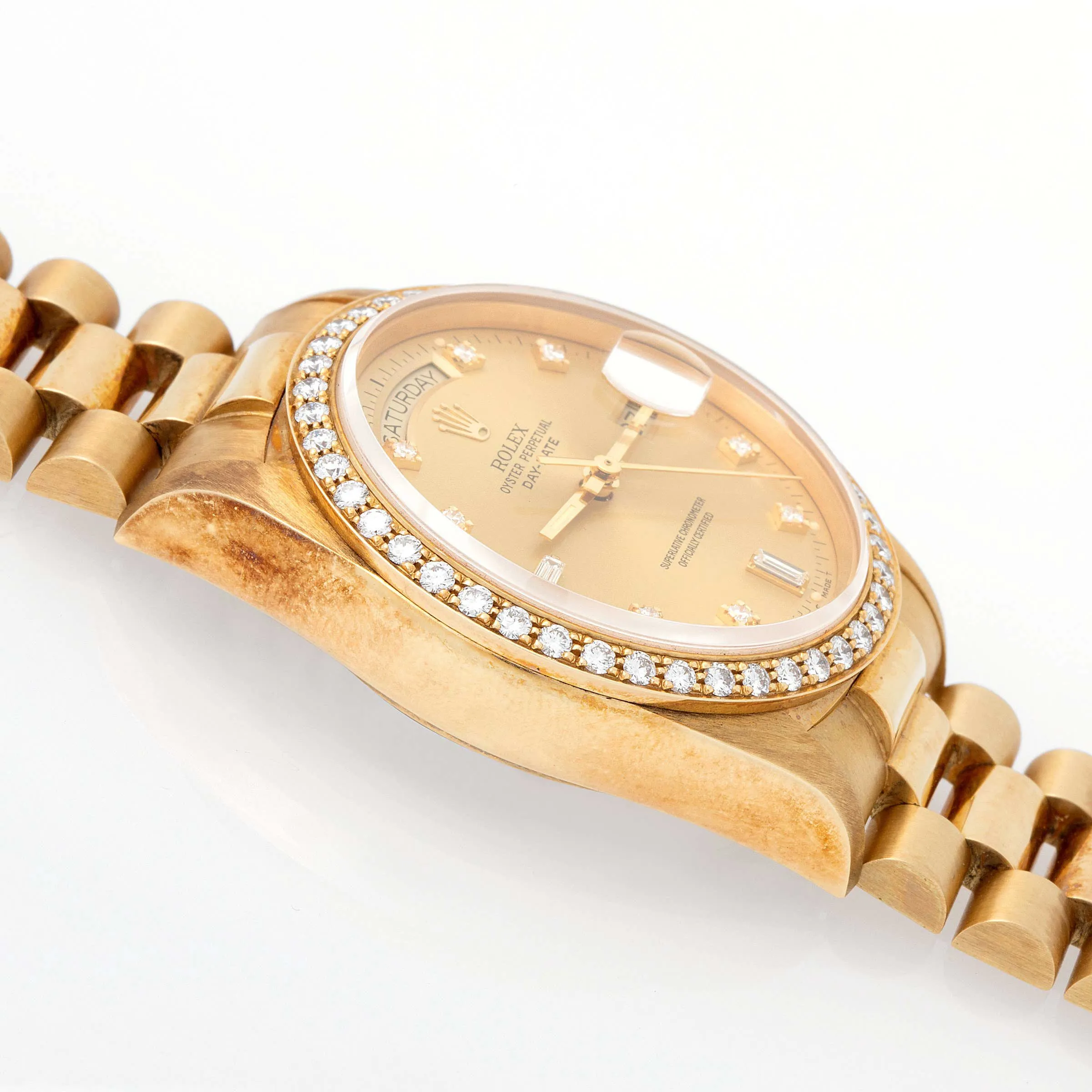 Rolex Day-Date 36 18048 36mm Yellow gold Champagne 4