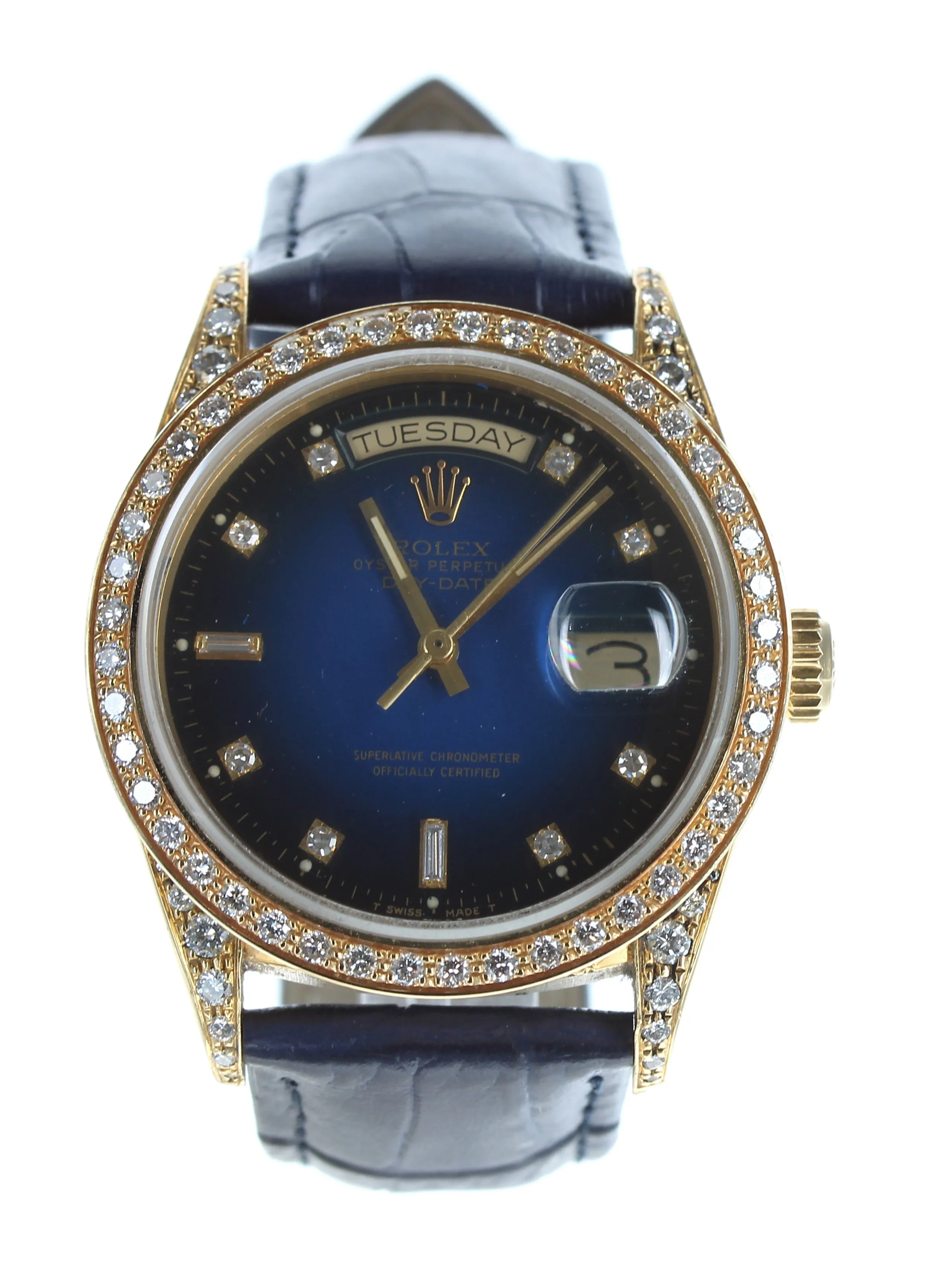 Rolex Day-Date 36 18138 36mm Yellow gold Blue