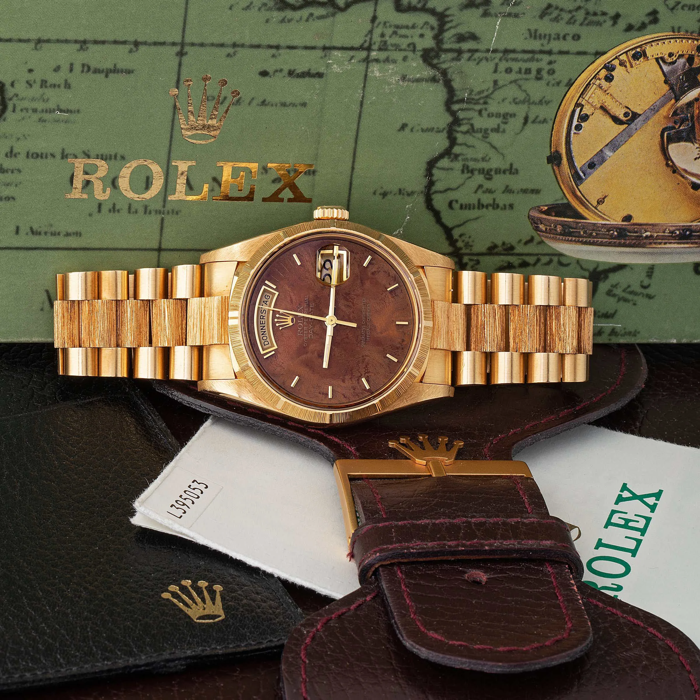 Rolex Day-Date 36 18248 36mm Yellow gold Brown 8