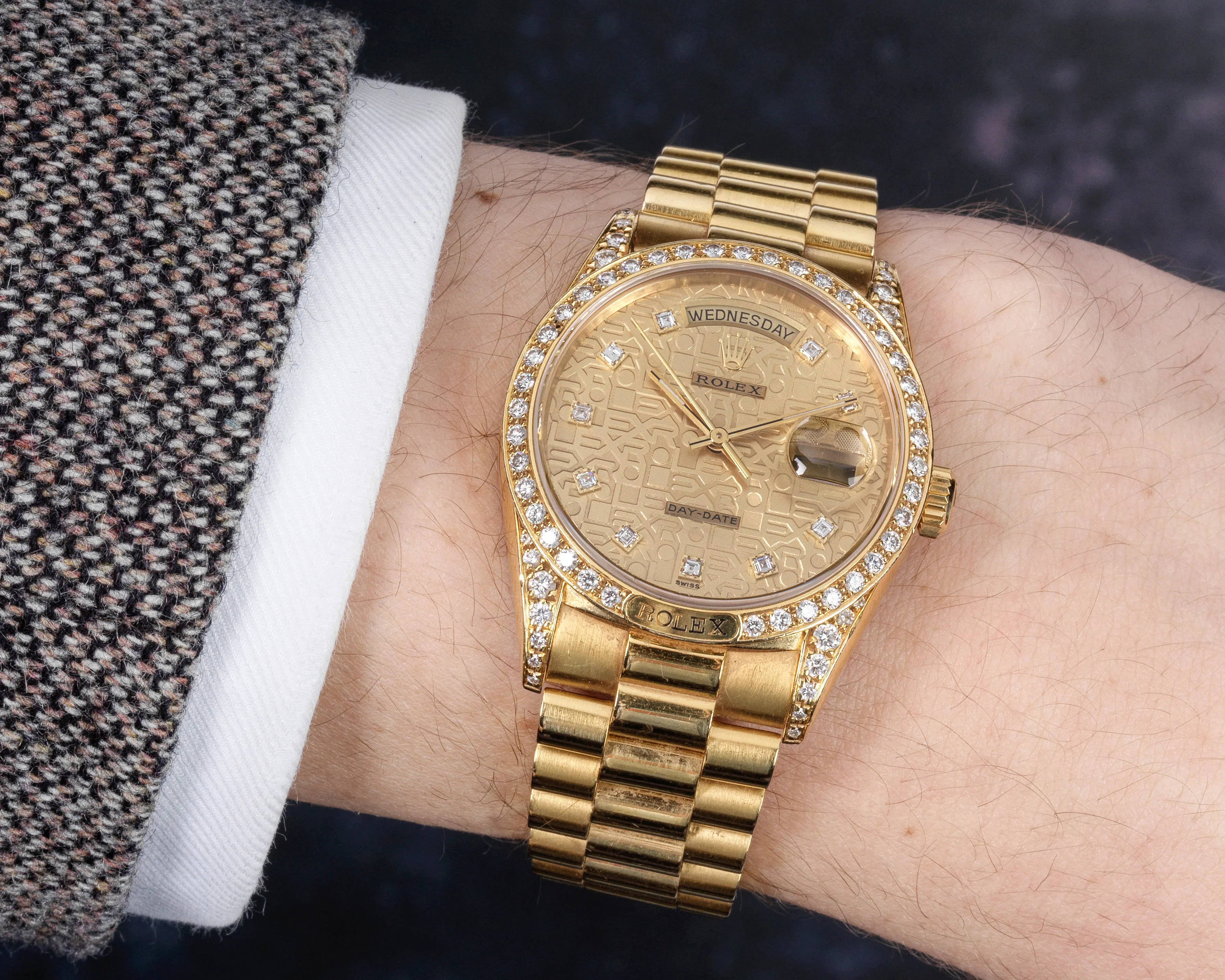 Rolex Day-Date 36 18388 36mm Yellow gold Champagne 1