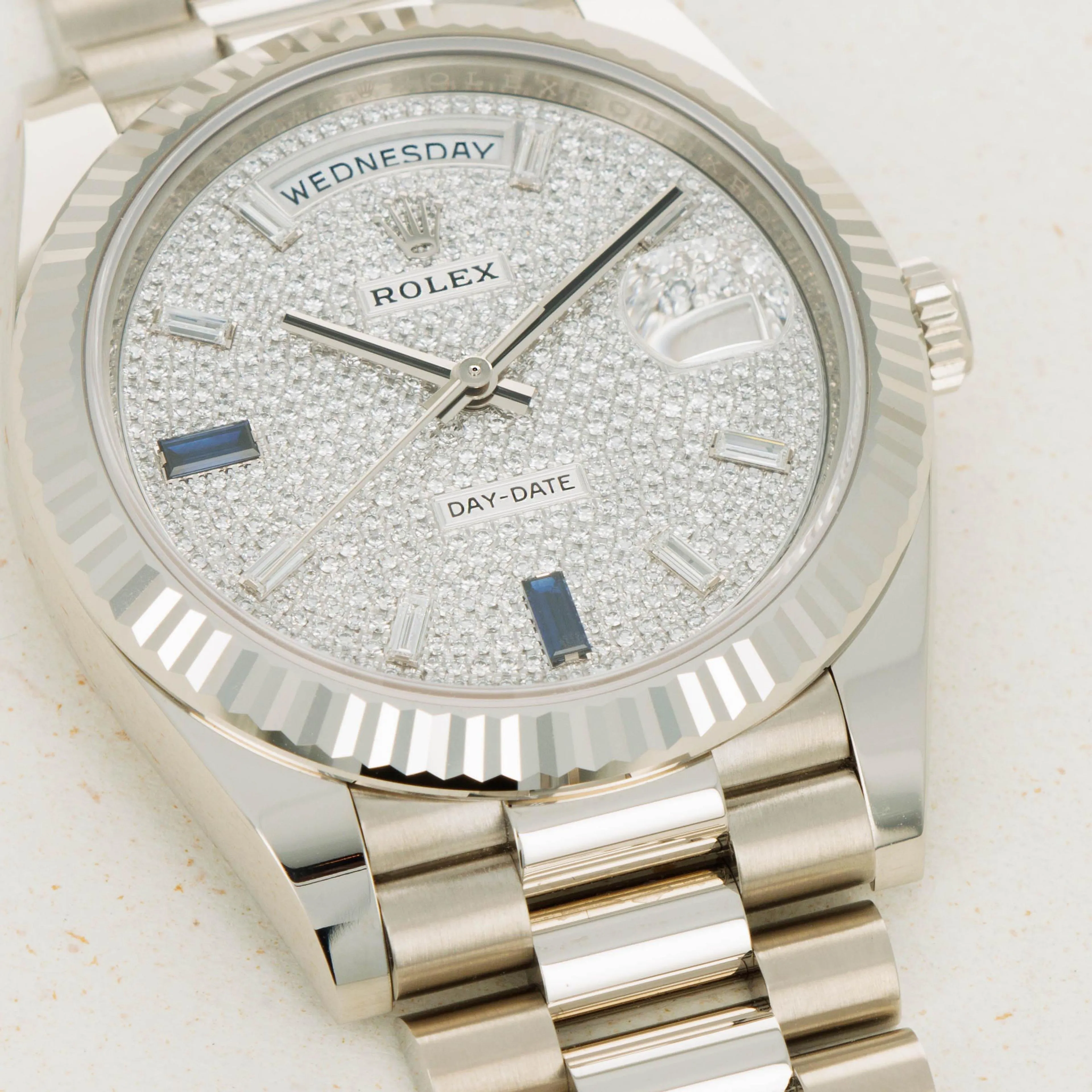 Rolex Day-Date 40 228239 40mm White gold Silver 1