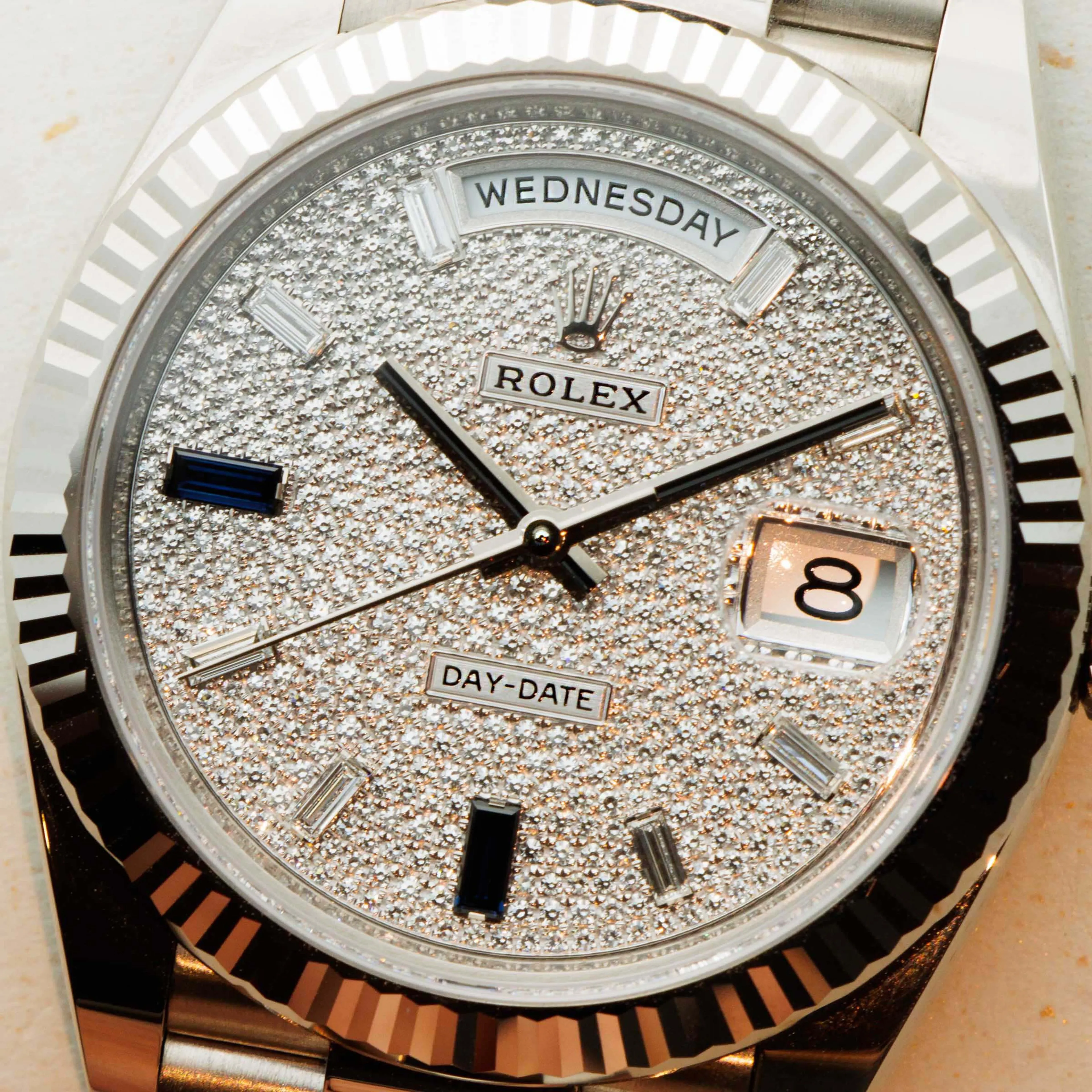 Rolex Day-Date 40 228239 40mm White gold Silver 10