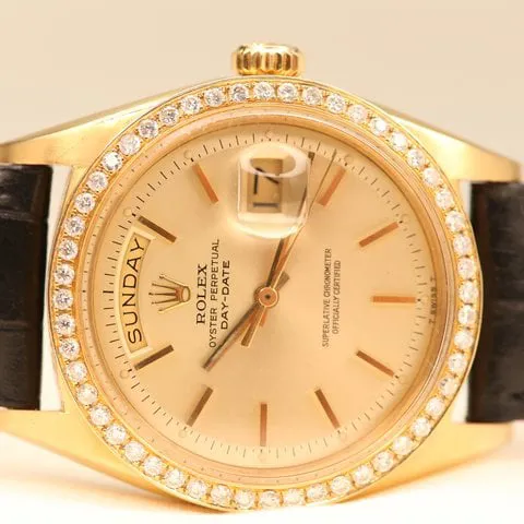 Rolex Day-Date 36 1803 36mm Rose gold Silver