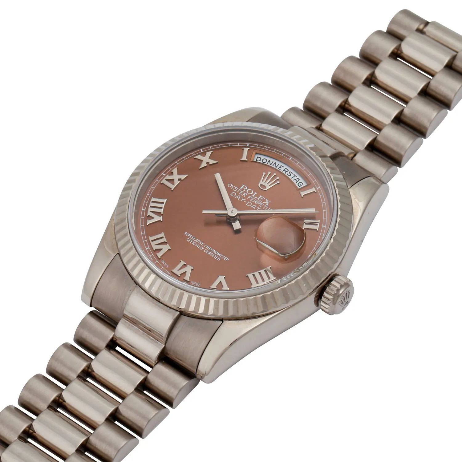 Rolex Day-Date 36 118239 Yellow gold Taupe 3