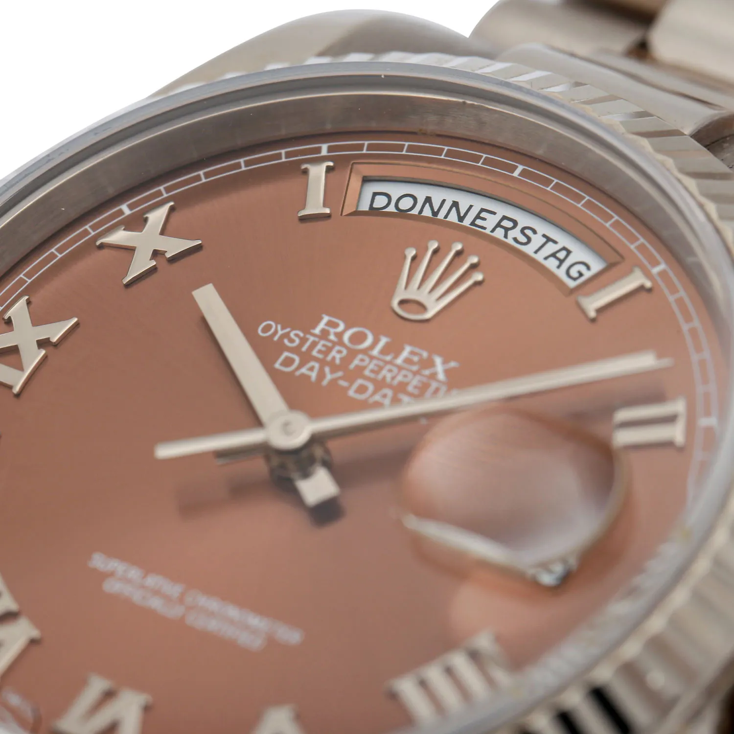 Rolex Day-Date 36 118239 Yellow gold Taupe 4