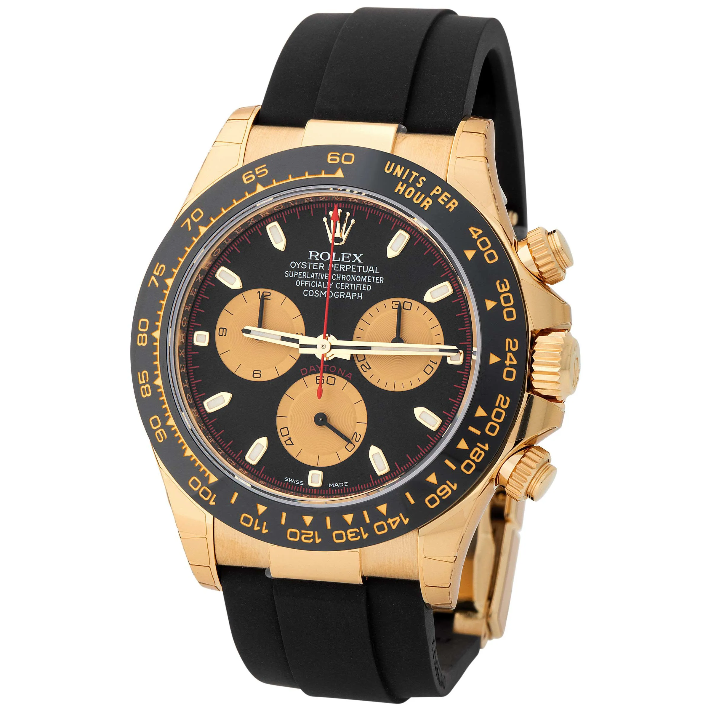 Rolex Daytona 116518LN 40mm Yellow gold Black