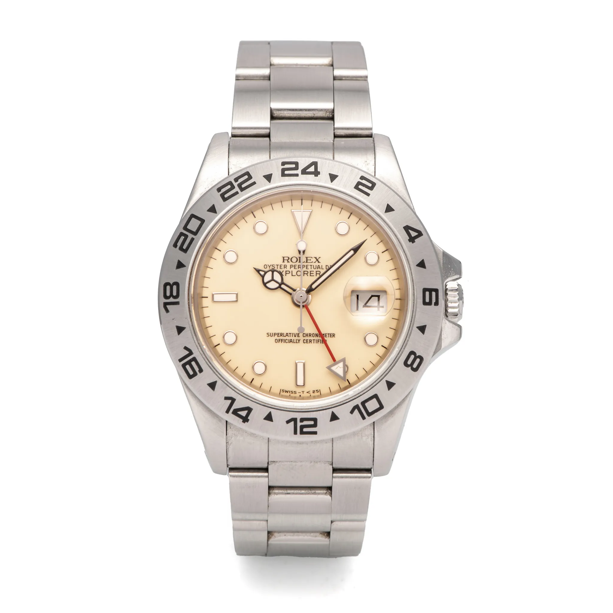 Rolex Explorer II 16550 39mm Stainless steel Cream