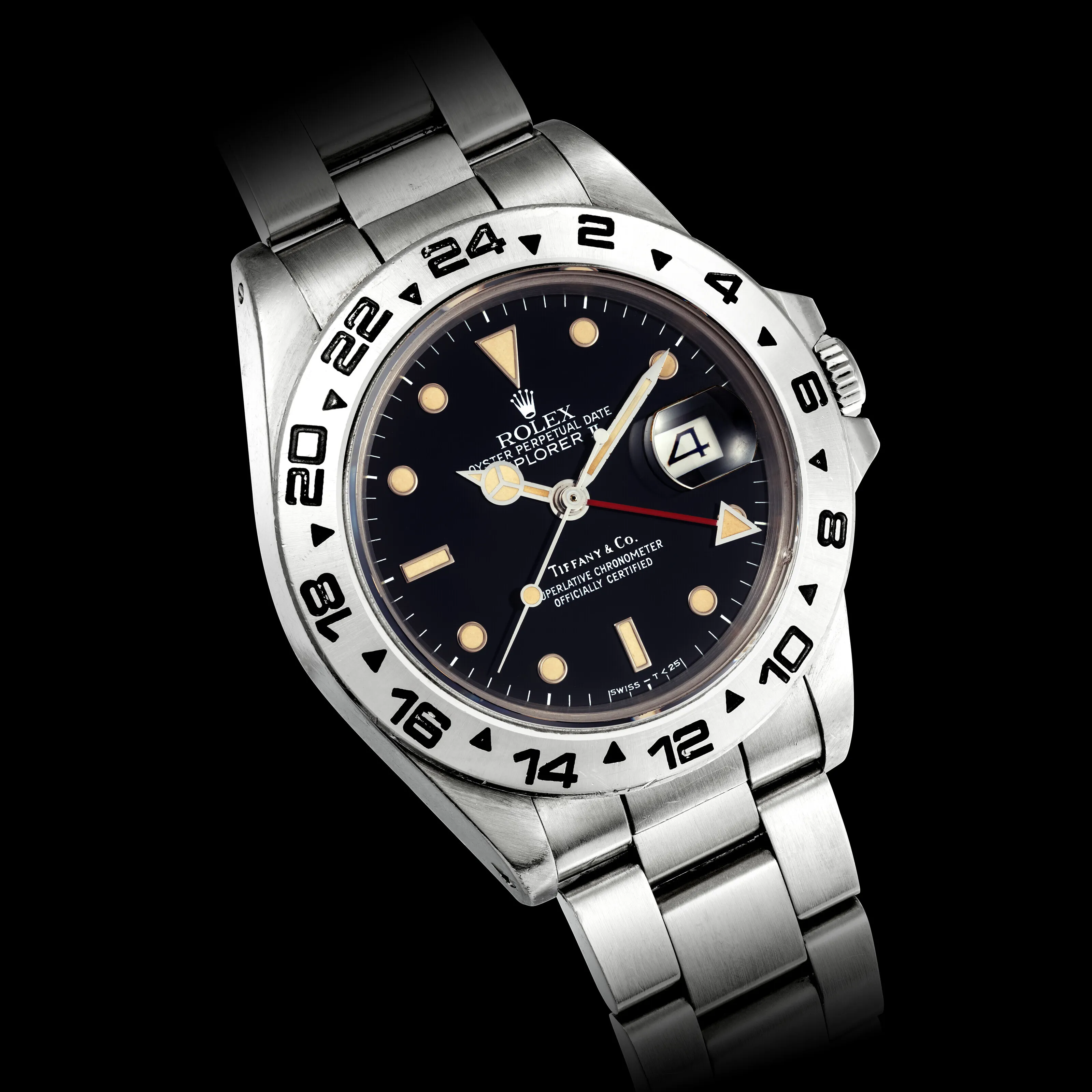 Rolex Explorer II 16550 40mm Stainless steel Black