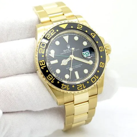 Rolex GMT-Master II 116718LN 40mm Yellow gold Black