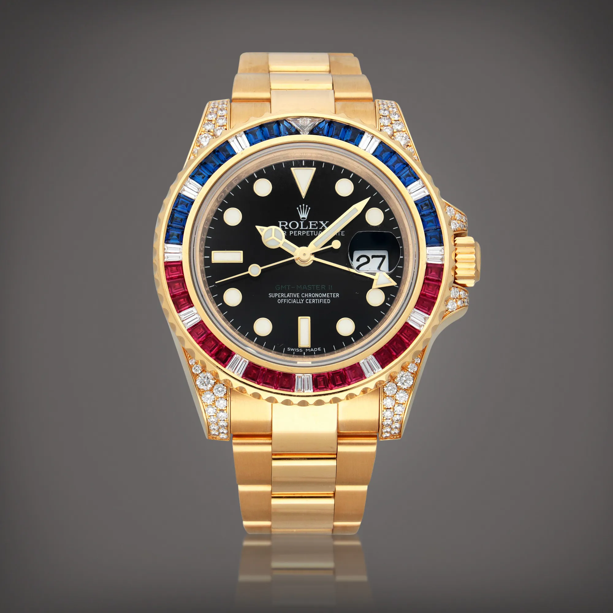 Rolex GMT-Master II 116758SA 40mm Yellow gold Black 1