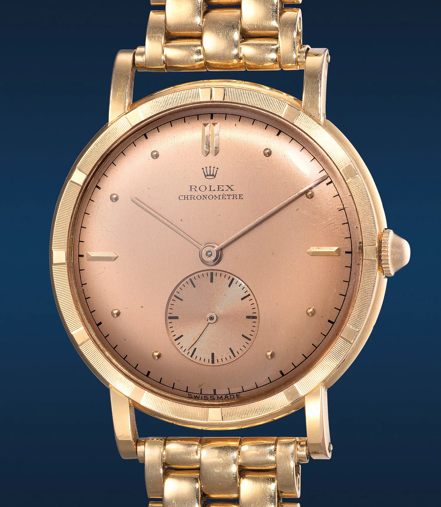 Rolex Metropolitan 4325 35mm Rose gold Salmon