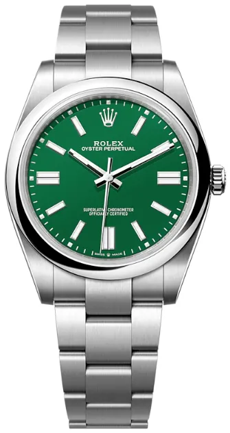 Rolex Oyster Perpetual 41 124300 41mm Stainless steel Green