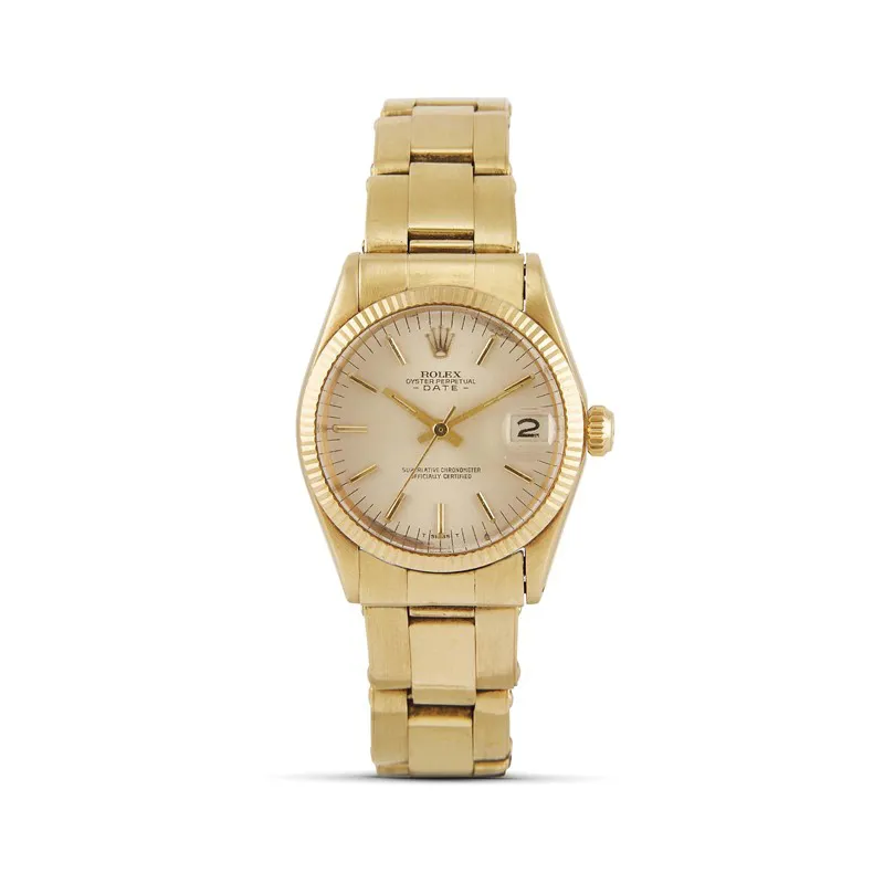 Rolex Datejust 6627 31mm Yellow gold Champagne