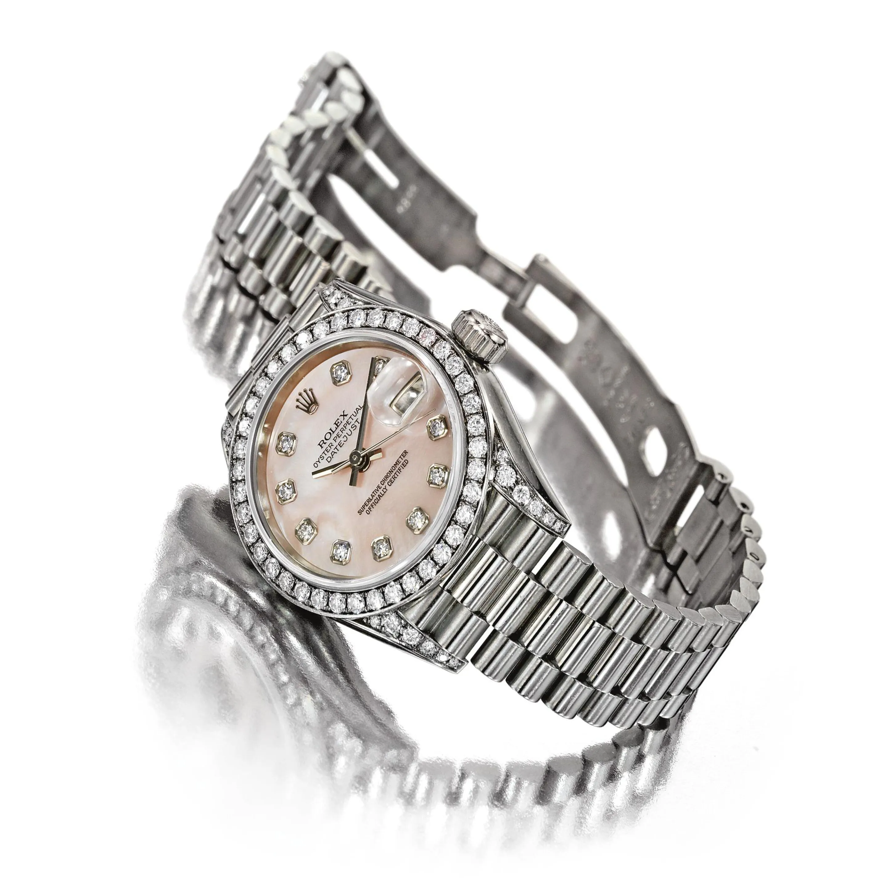 Rolex Lady-Datejust 69159 26mm White gold Rose