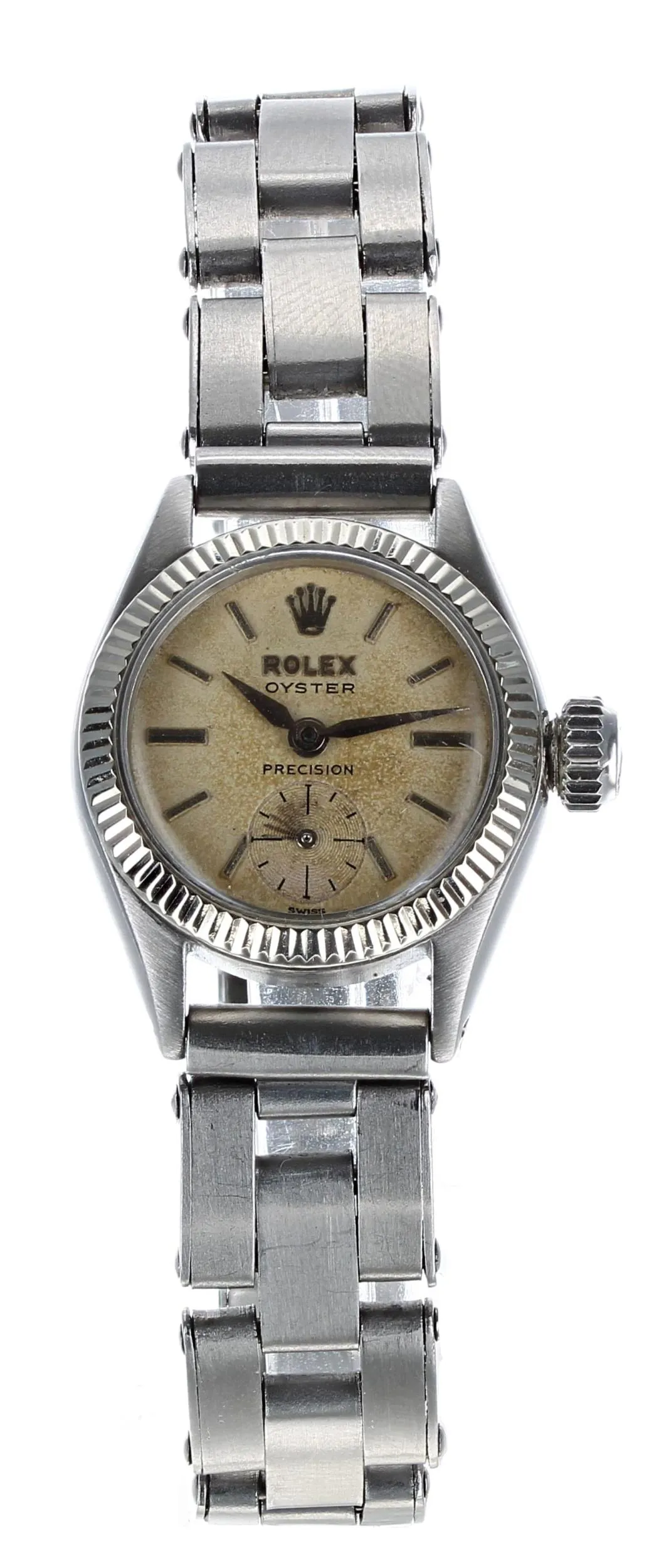 Rolex Precision 6525 22mm Stainless steel Silver