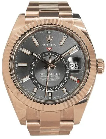 Rolex Sky-Dweller 326935 42mm Rose gold Gray