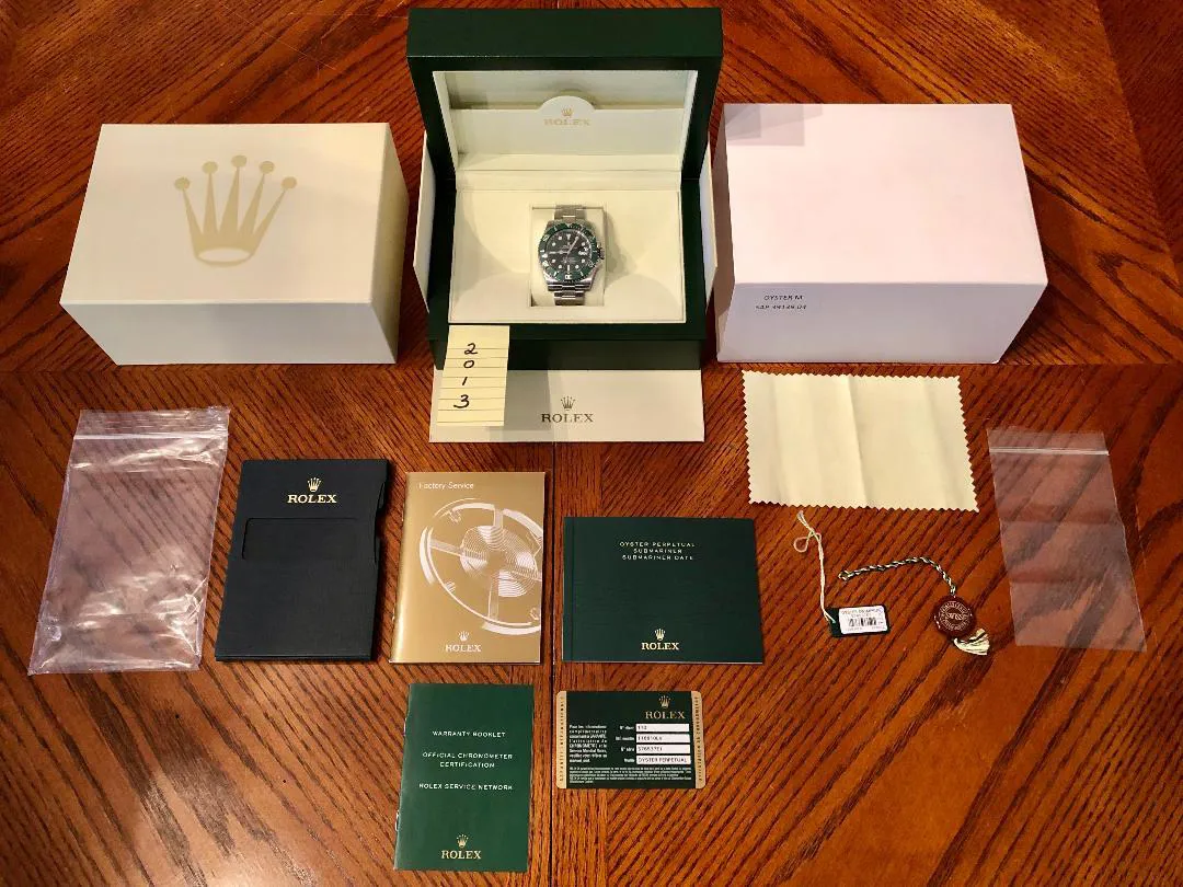 Rolex Submariner 116610LV 40mm Stainless steel Green 1