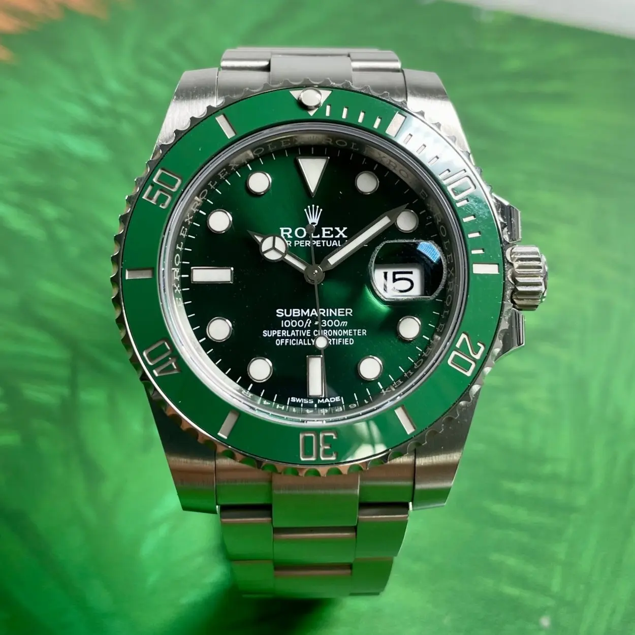 Rolex Submariner 116610LV 40mm Stainless steel Green 18