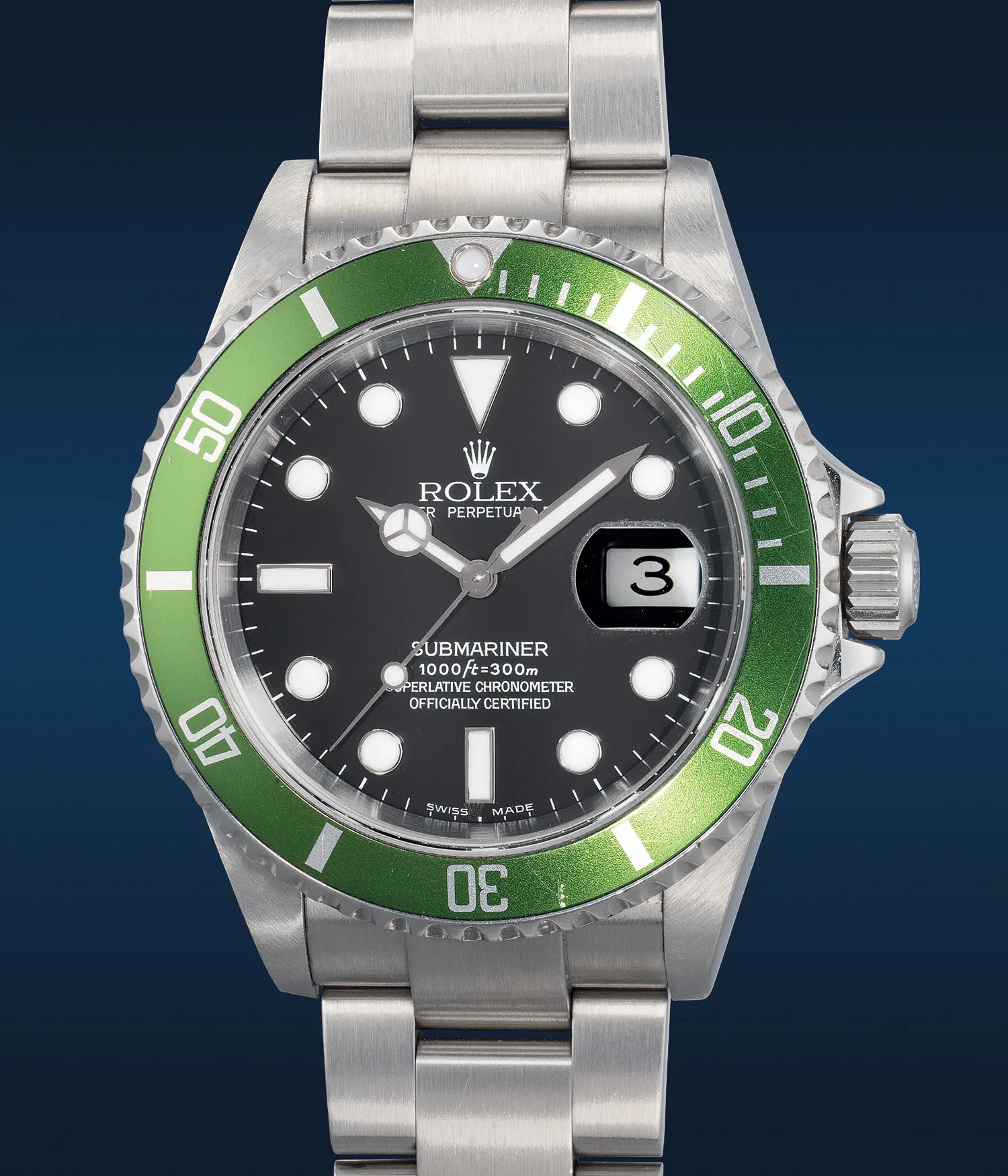 Rolex Submariner 16610LV 40mm Stainless steel Black