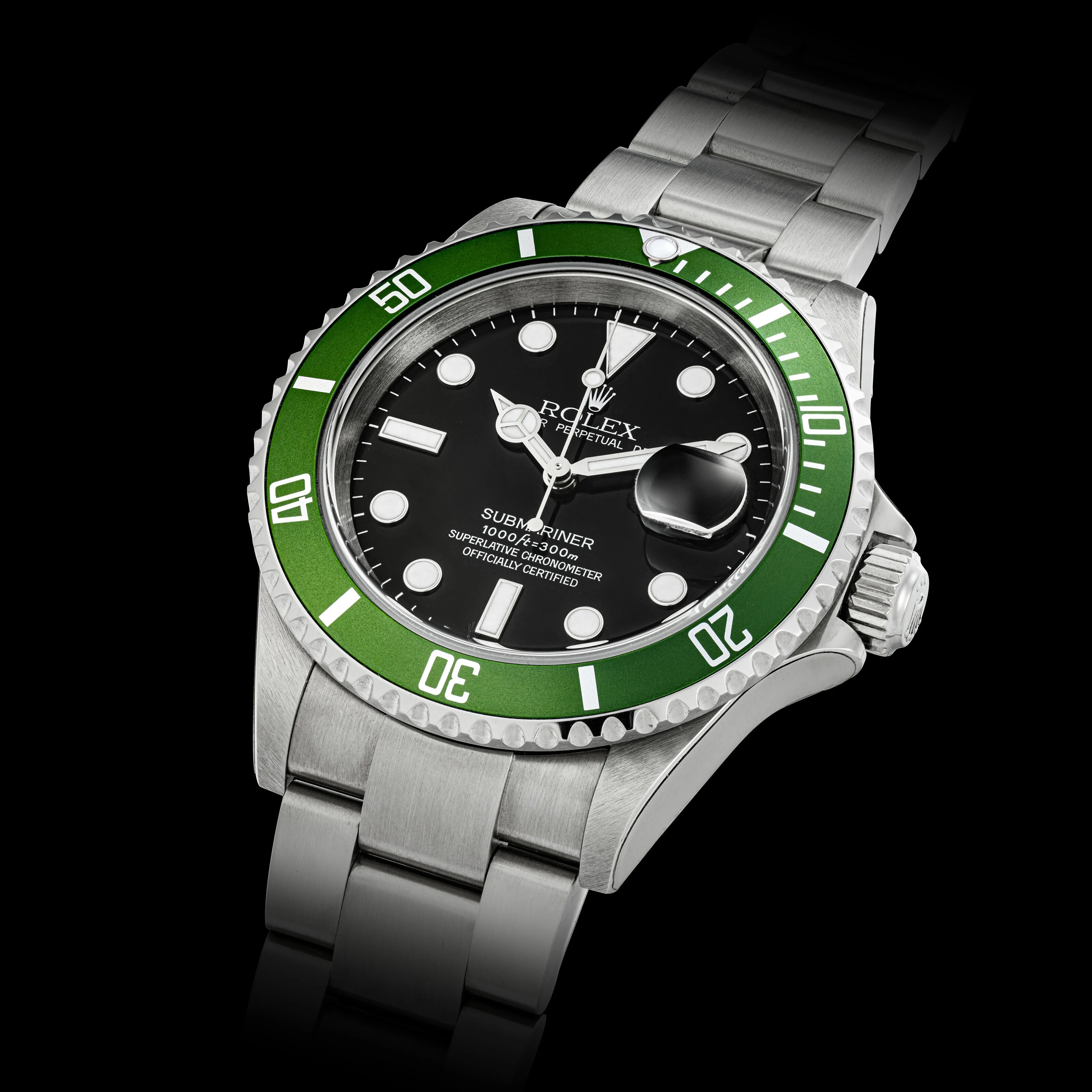 Rolex Submariner 16610LV 40mm Stainless steel Black