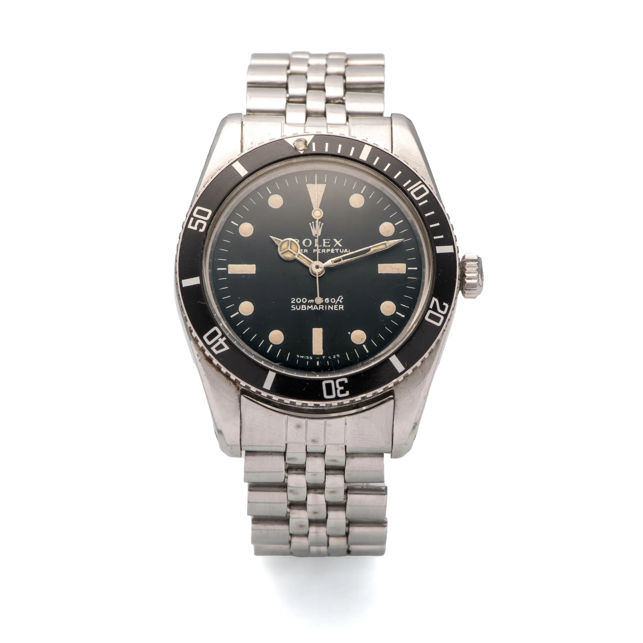 Rolex Submariner 5508 36mm Stainless steel Black