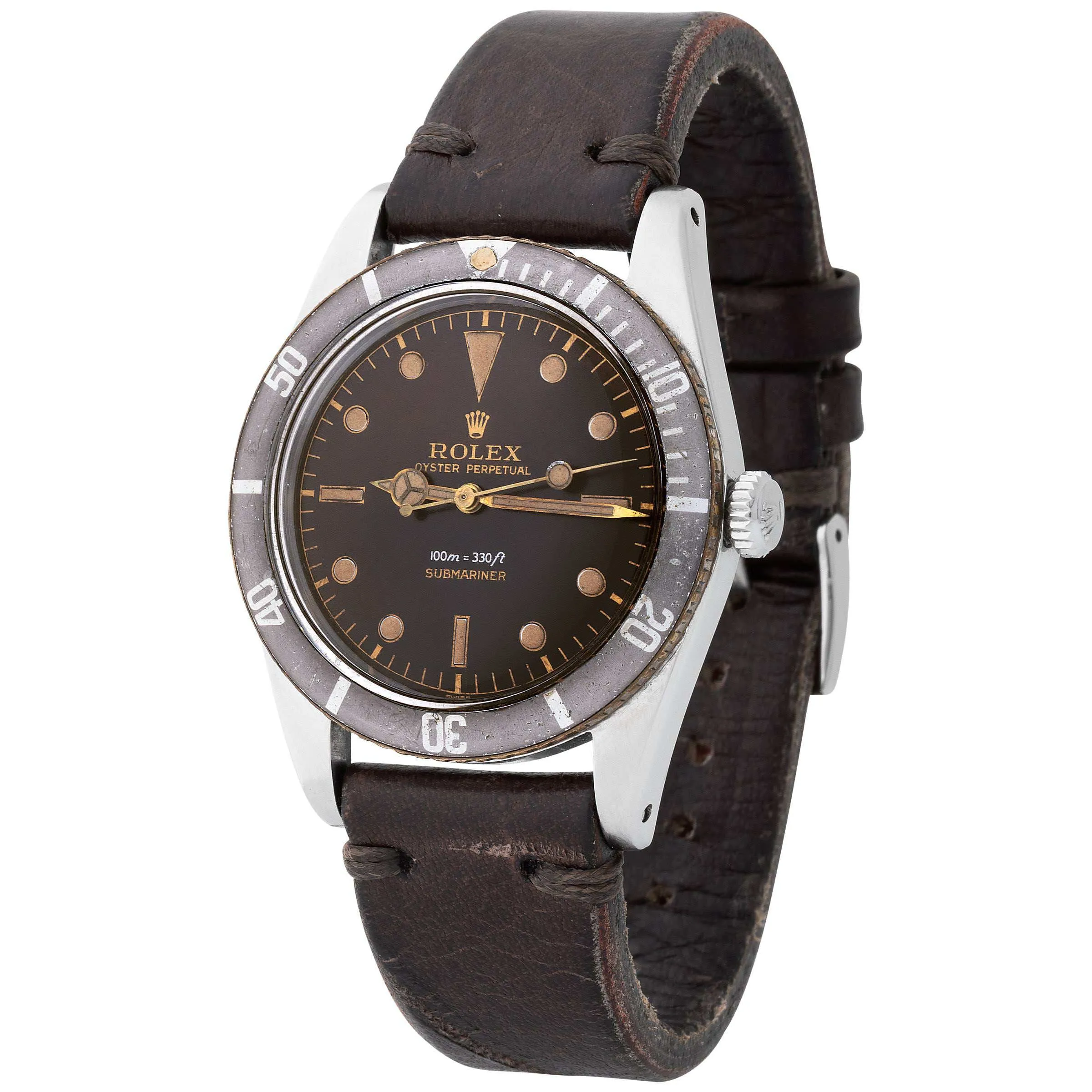 Rolex Submariner 5508 39mm Stainless steel Brown