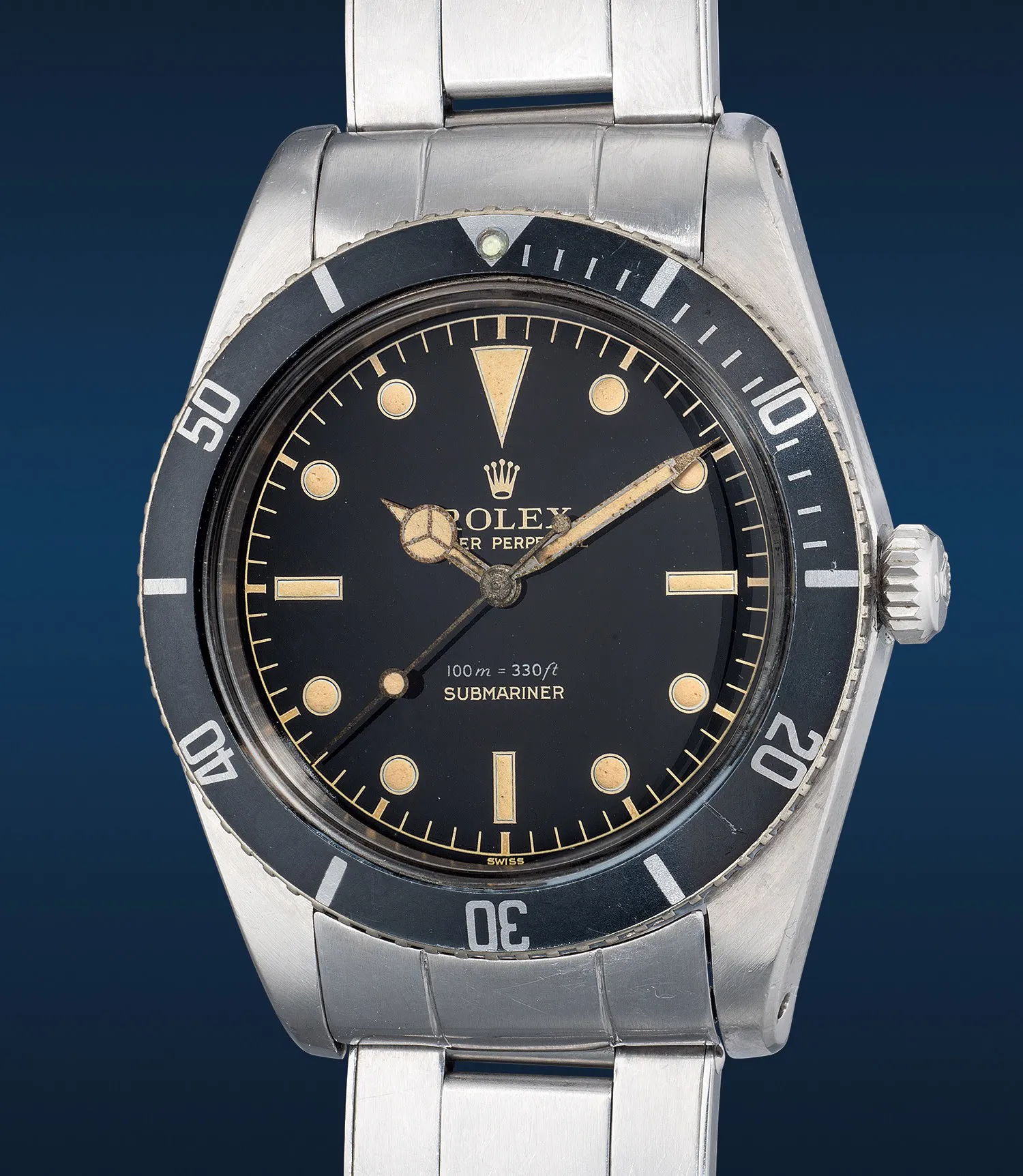 Rolex Submariner 5508 37mm Stainless steel Black