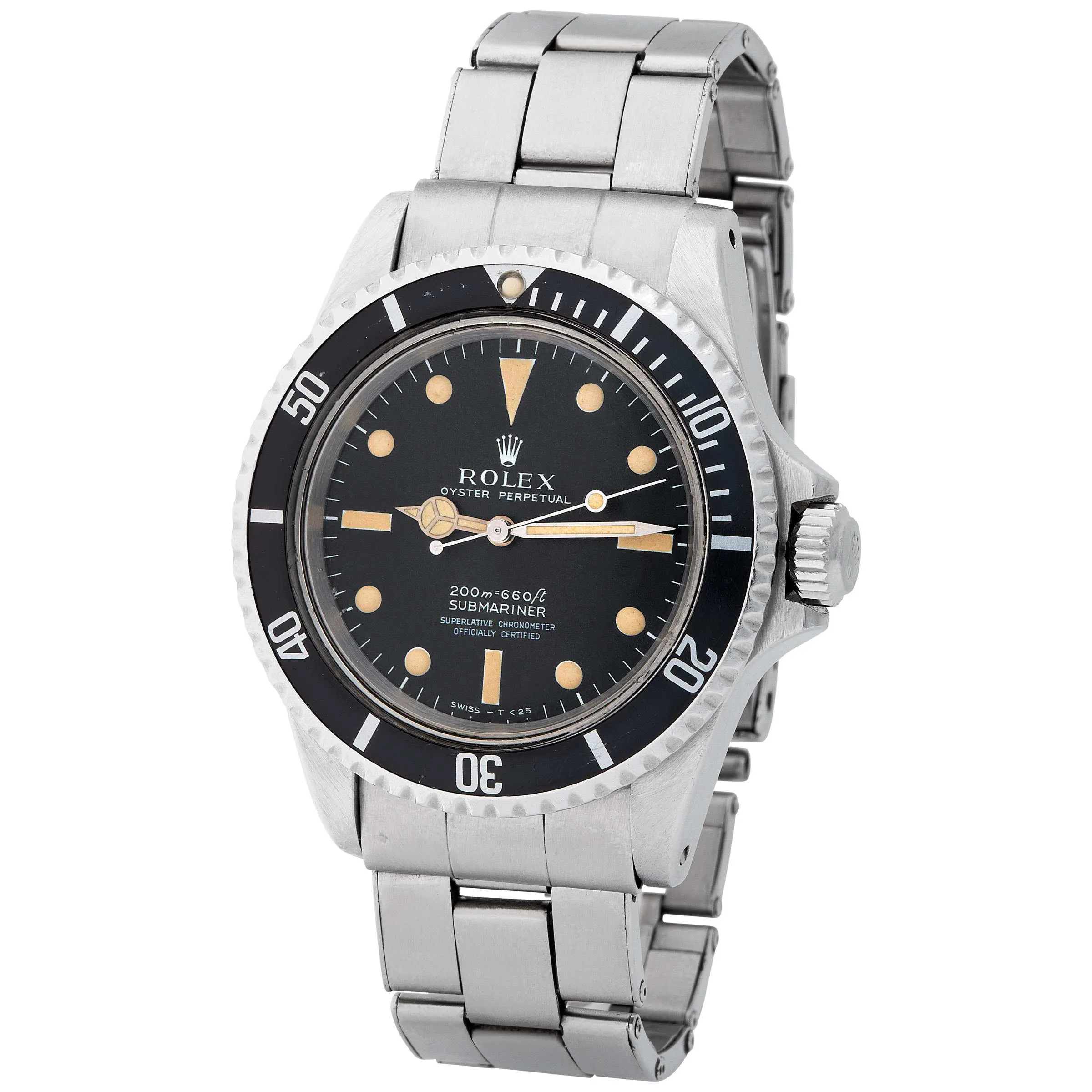 Rolex Submariner 5512 40mm Stainless steel Black