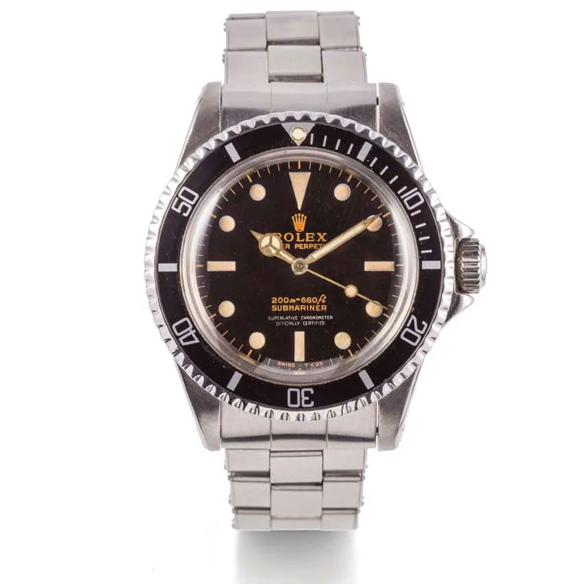 Rolex Submariner 5512/5513 40mm Stainless steel Black