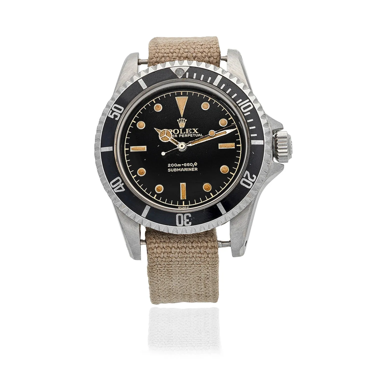 Rolex Submariner 5512 39mm Stainless steel Black