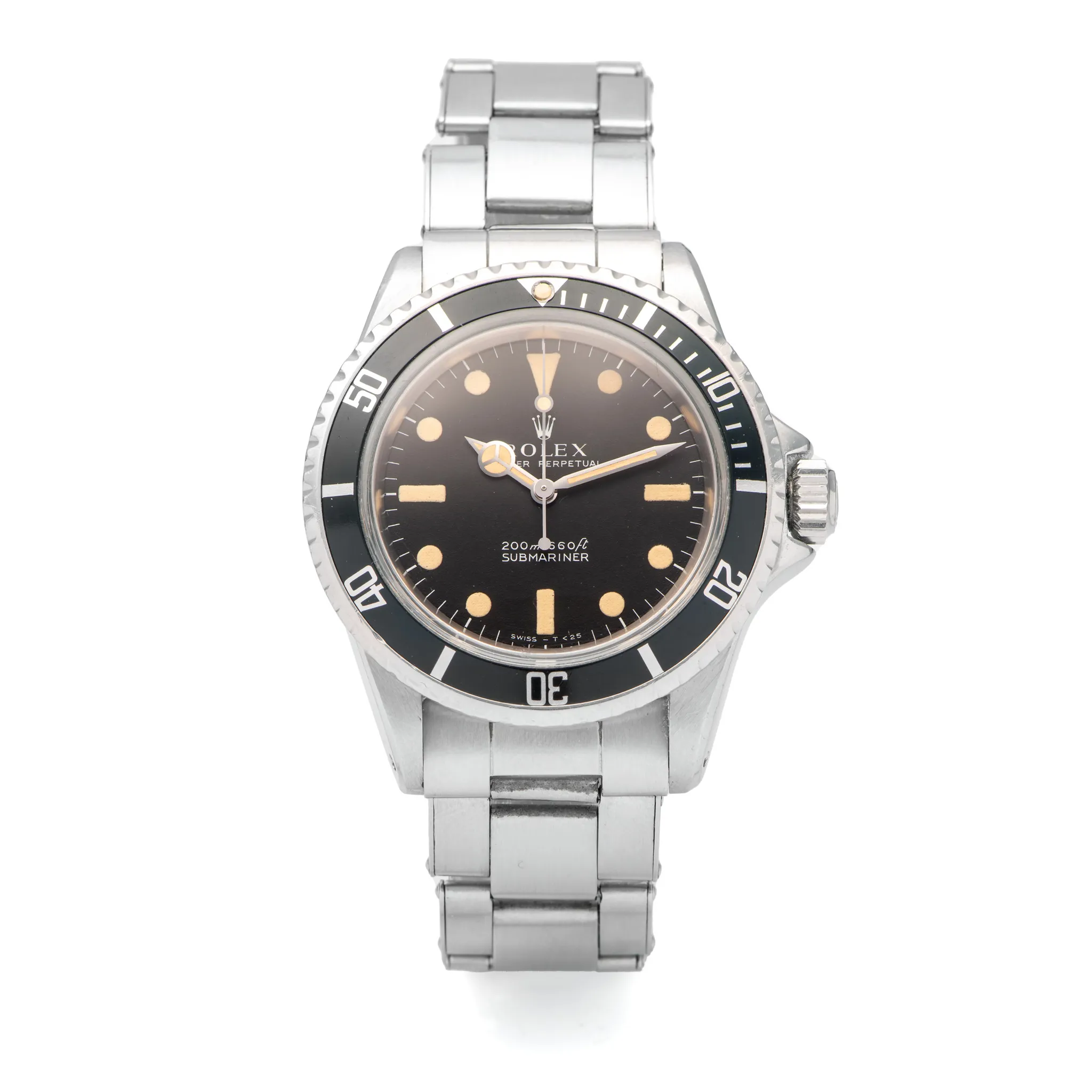 Rolex Submariner 5513 39mm Stainless steel Black