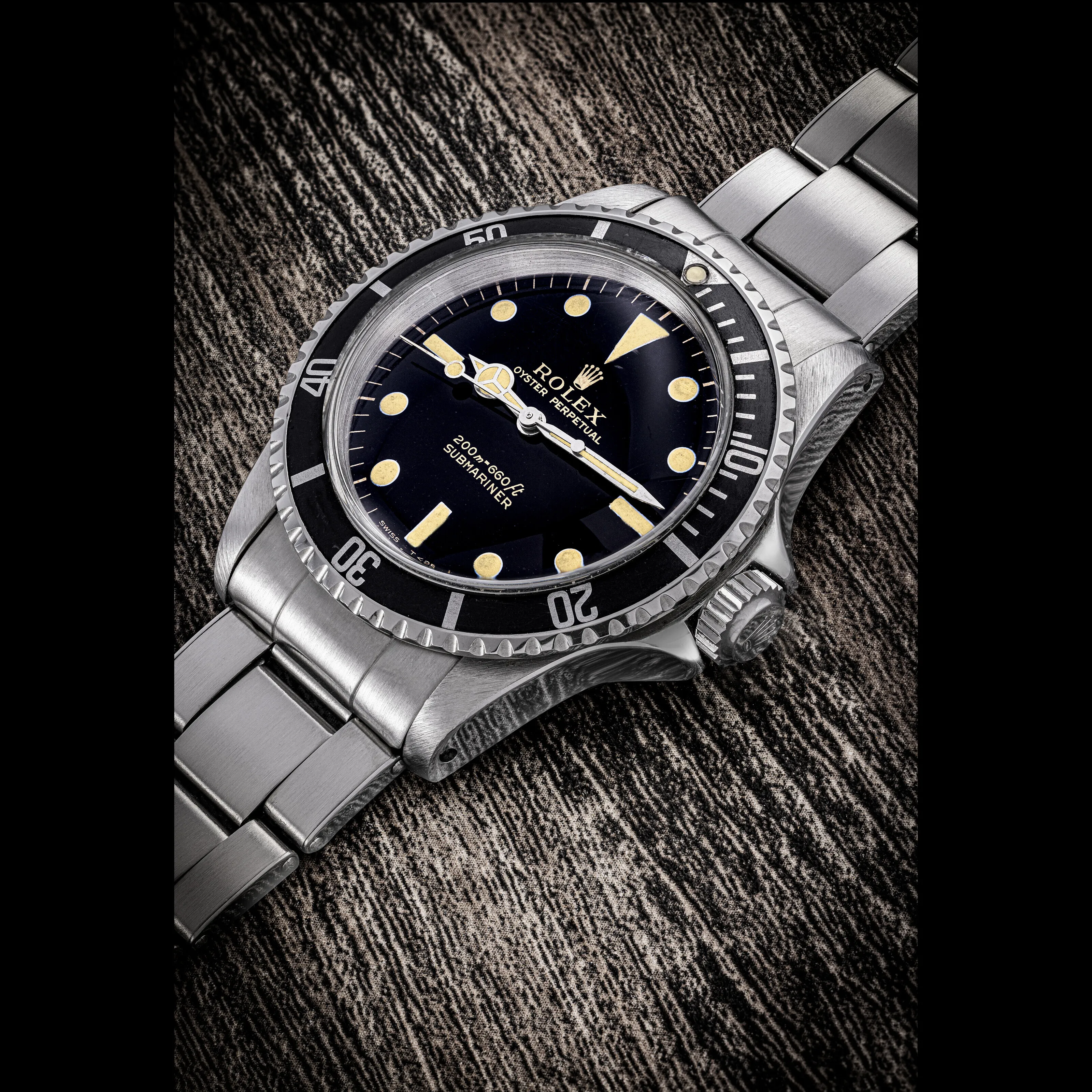 Rolex Submariner 5513 39mm Stainless steel Black