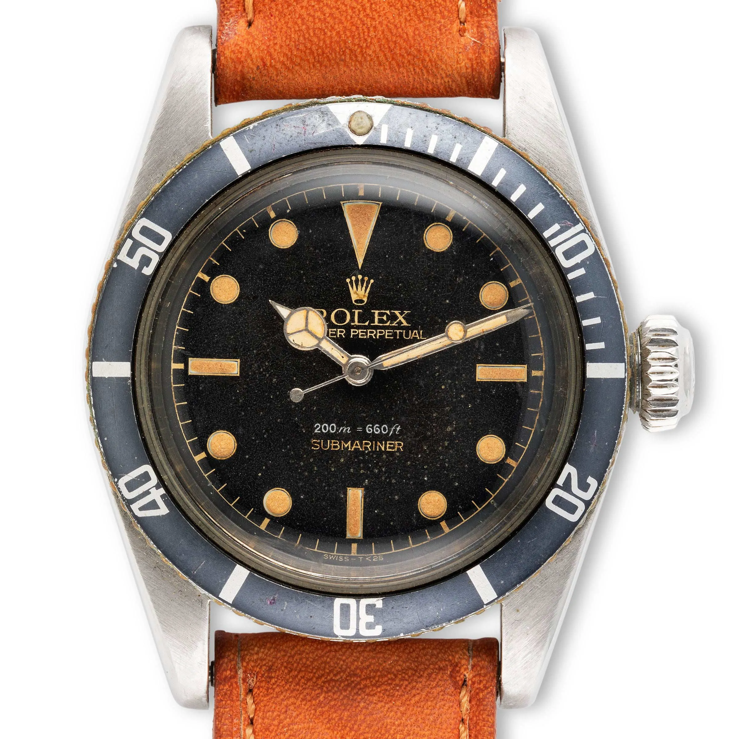 Rolex Submariner 6538 38mm Stainless steel Black