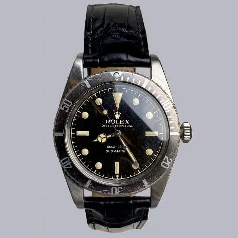 Rolex Submariner 5508 38mm Stainless steel Black