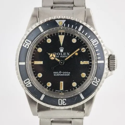 Rolex Submariner 5513 40mm Stainless steel Black