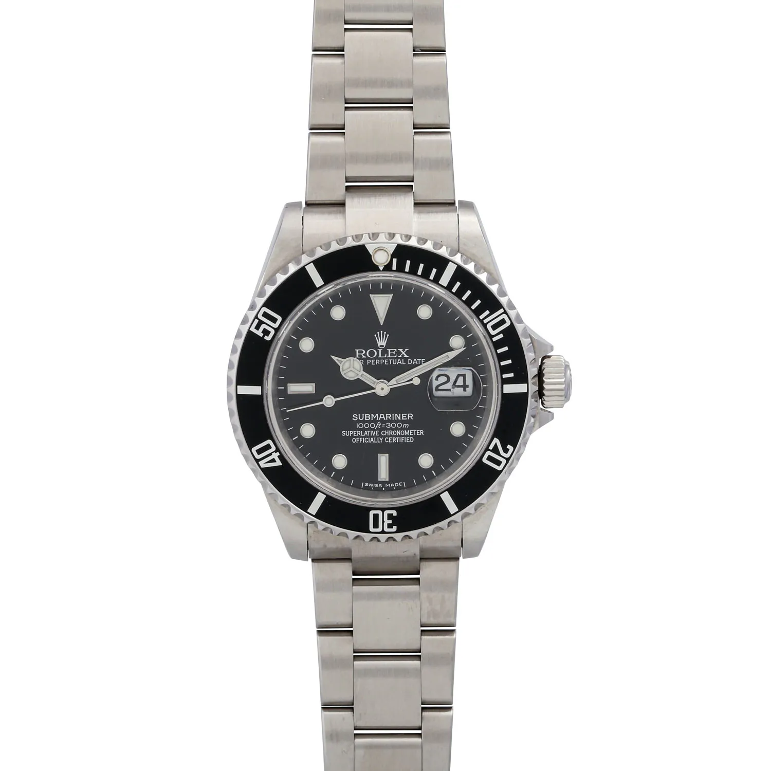 Rolex Submariner 16610LN Stainless steel Black