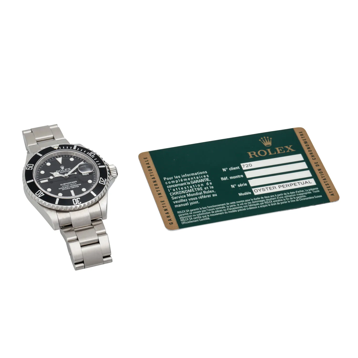 Rolex Submariner 16610LN Stainless steel Black 5