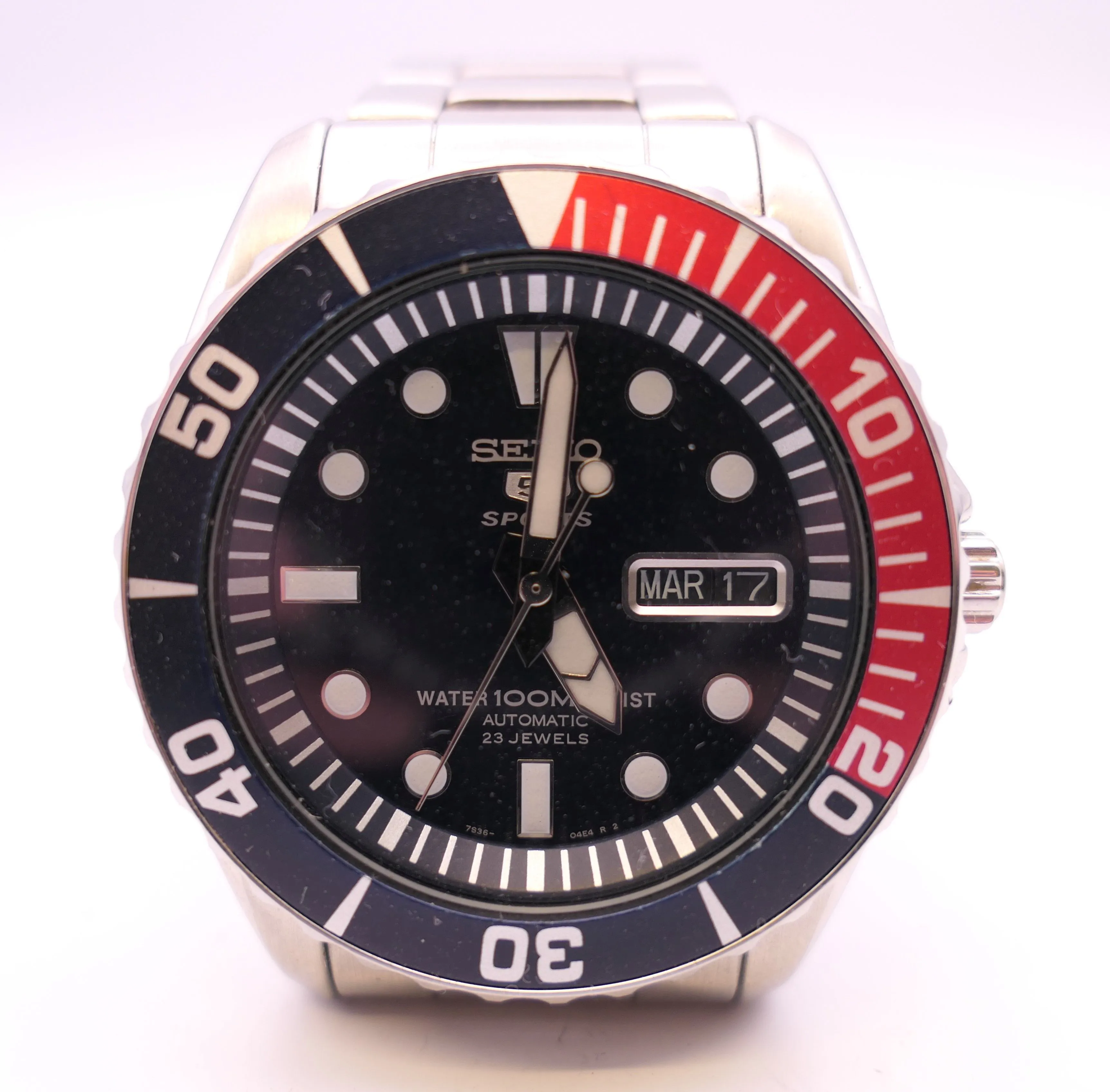 Seiko 5 Sports 45mm Stainless steel Black