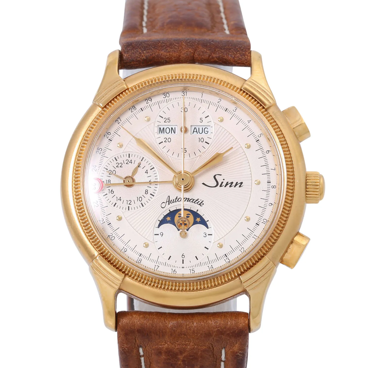 Sinn 6015.0046 37mm Yellow gold White