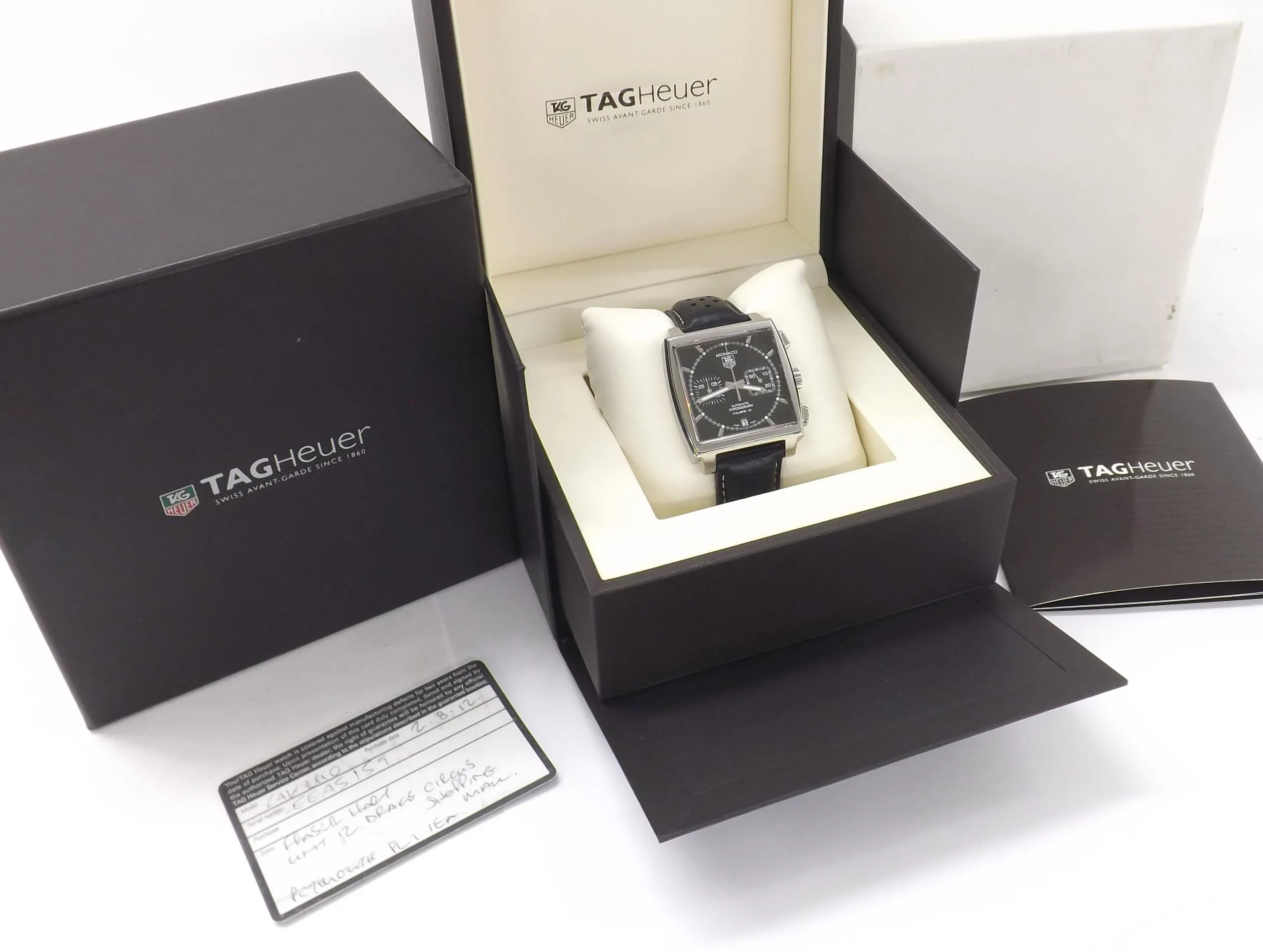 TAG Heuer Monaco CAW2110 39mm Stainless steel Black