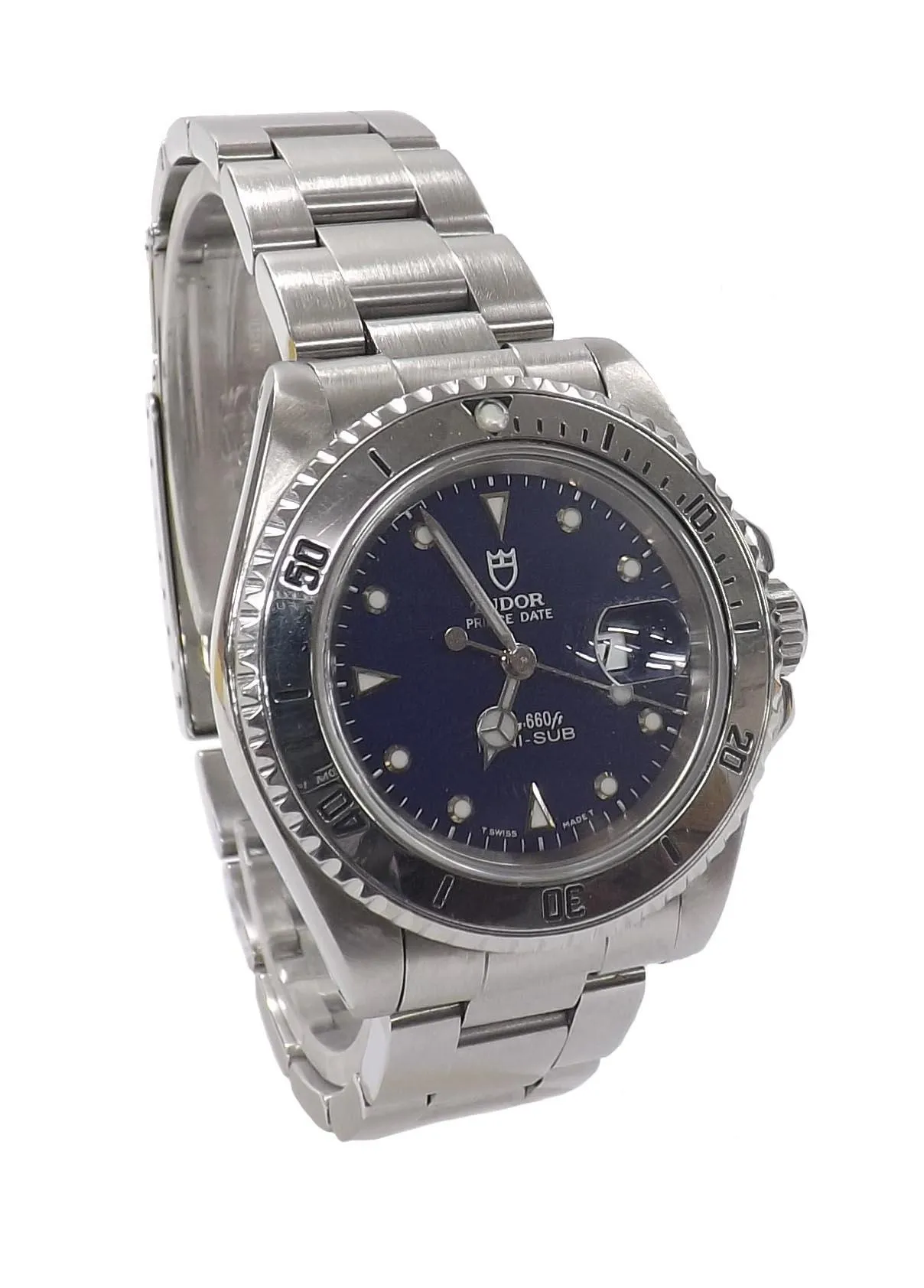 Tudor Prince Oysterdate MINI SUB 73190 36mm Stainless steel Blue 1