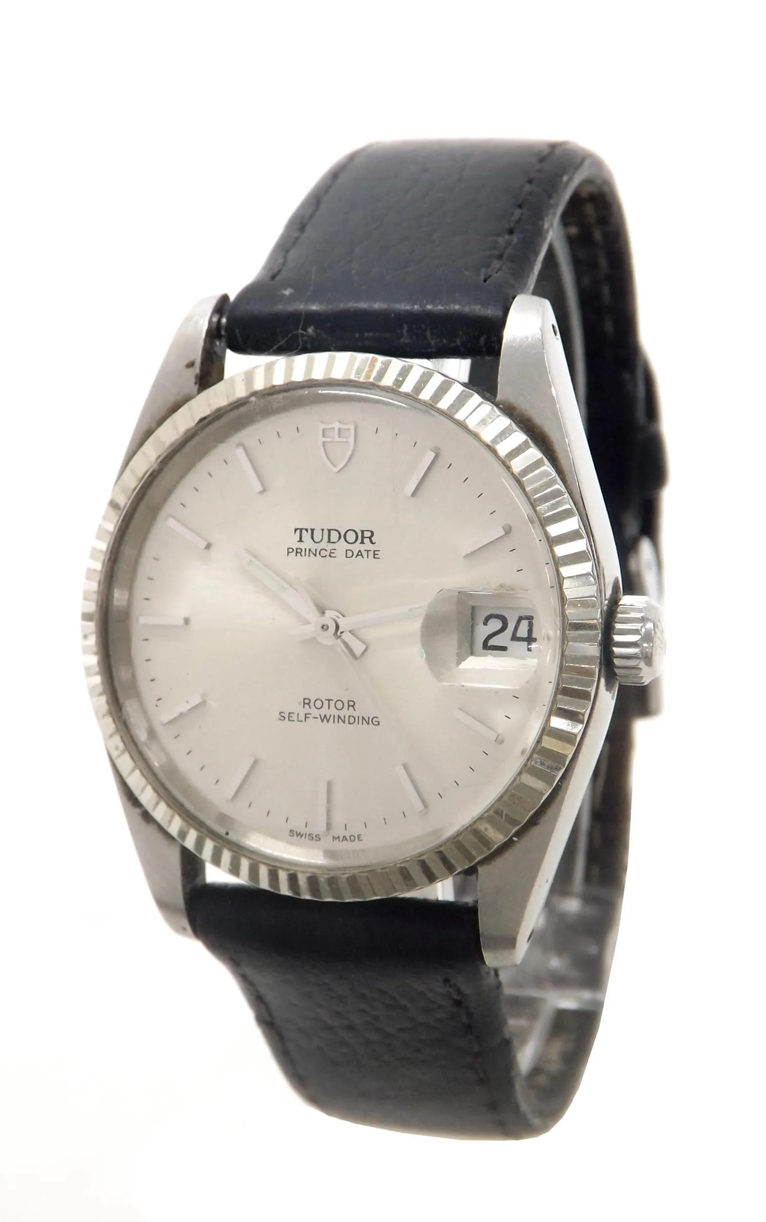 Tudor Prince Date 74034 34mm Stainless steel White